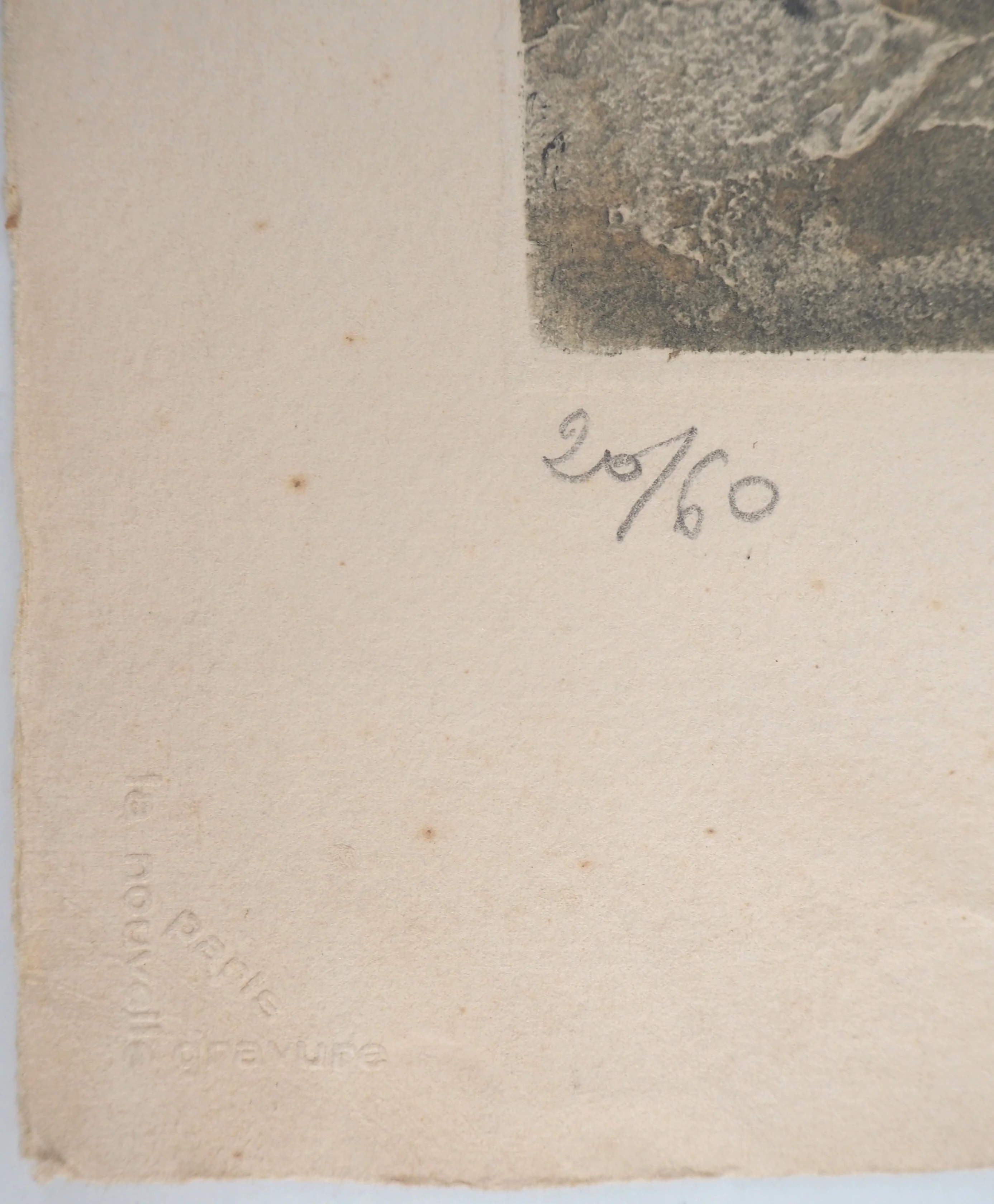 Marcel FIORINI : Femme assise, Gravure originale signée - Image 8