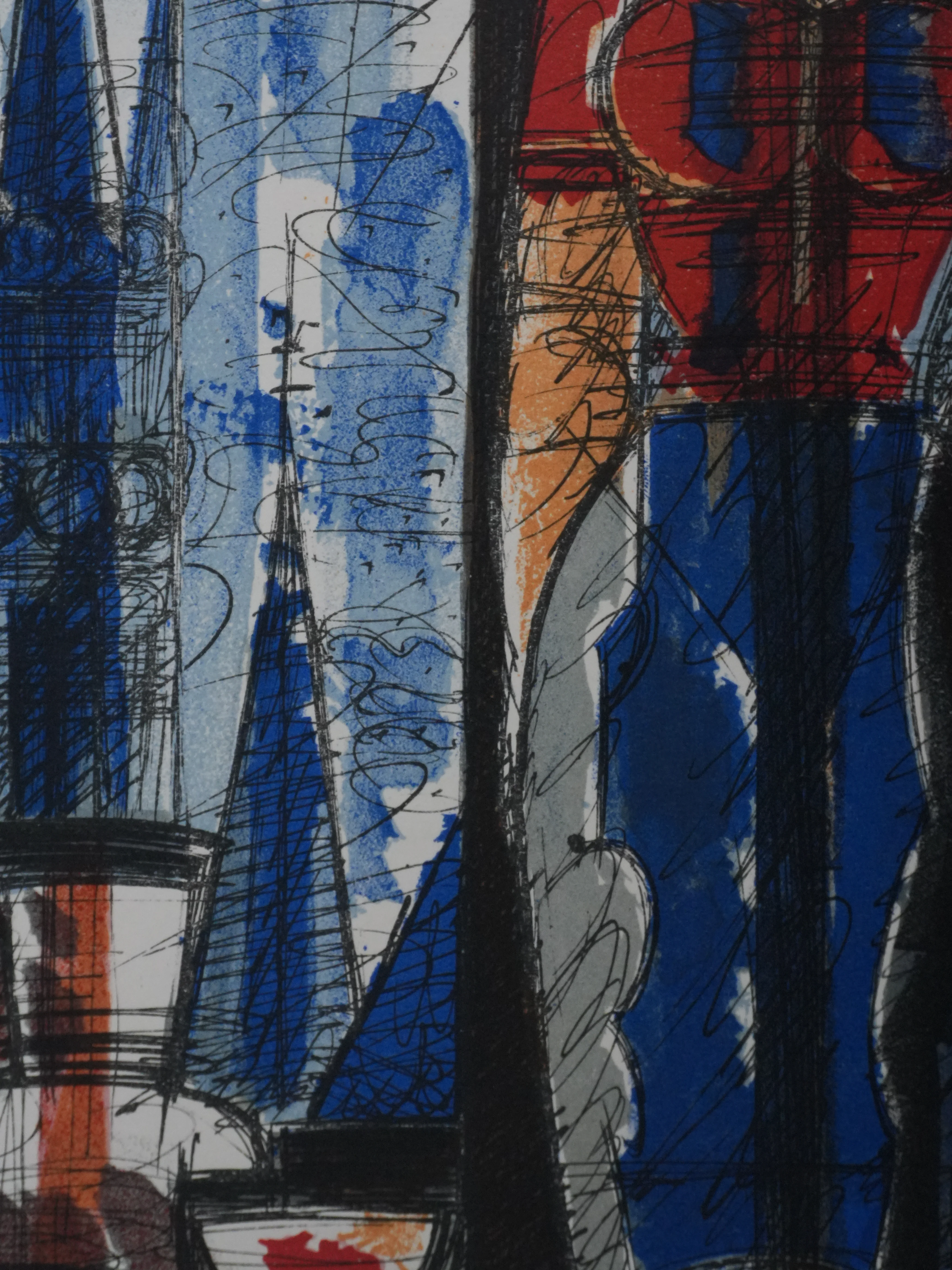 Marcel GROMAIRE : Couple dans un intérieur, Lithographie originale signée - Image 7