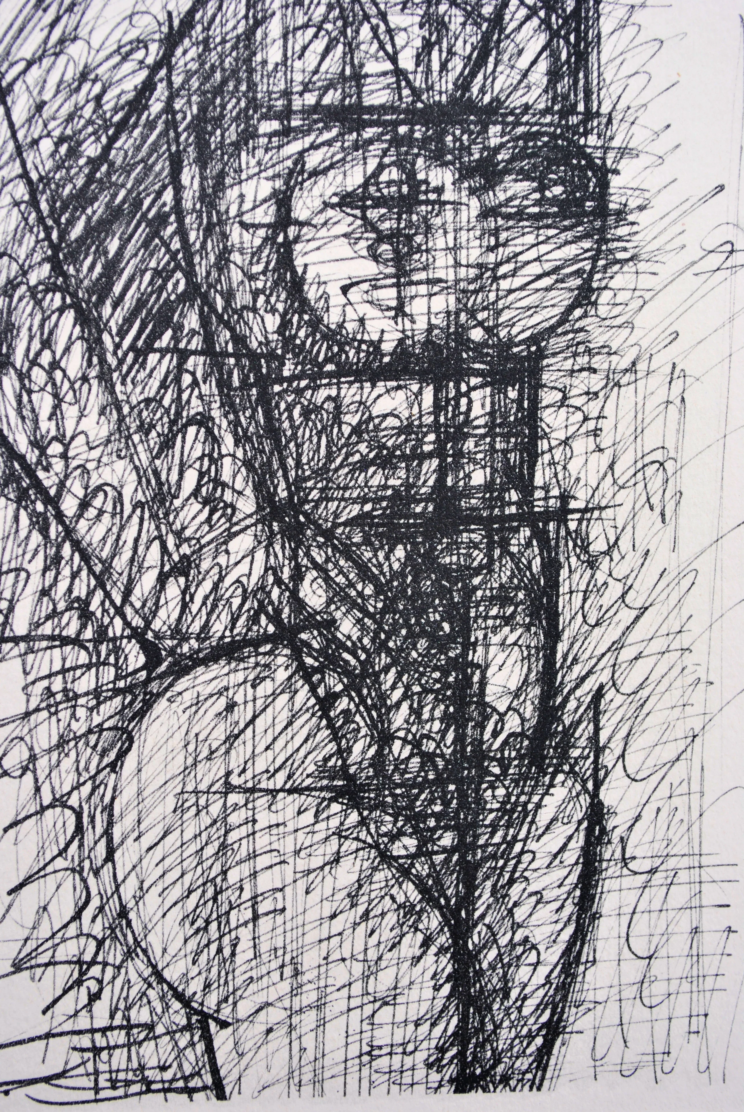 Marcel GROMAIRE : Belle femme brune, Gravure, 1952 - Image 4