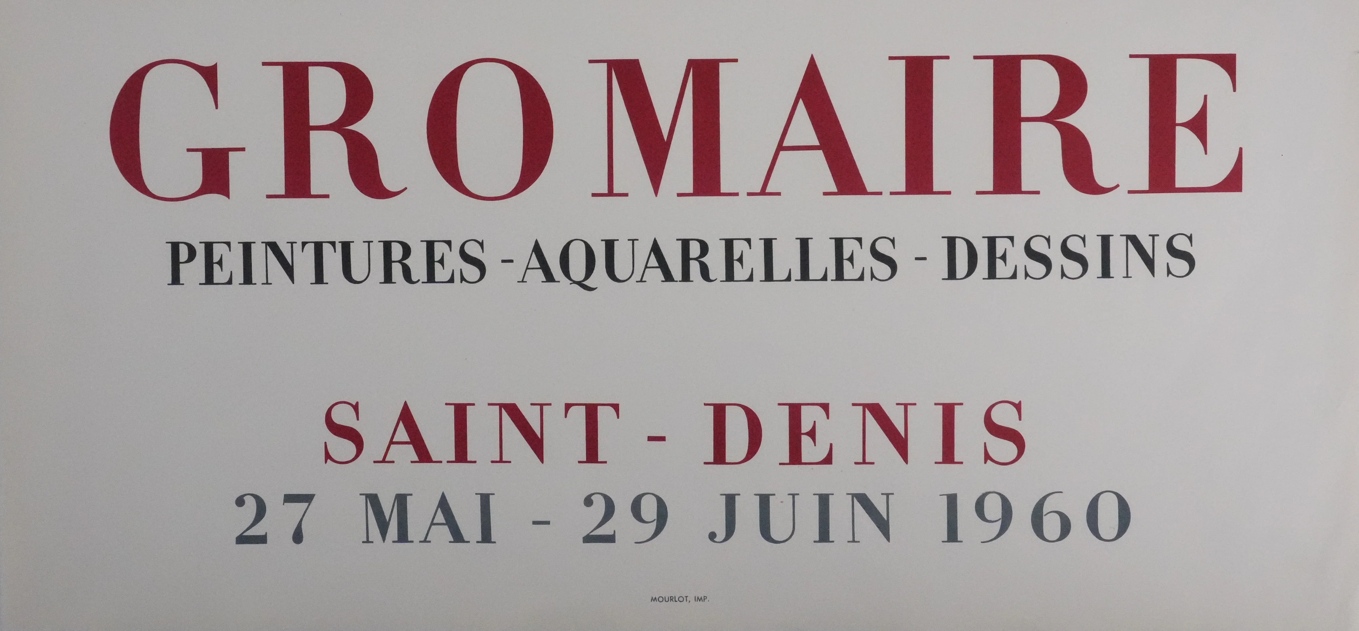 Marcel GROMAIRE : Maternité, Affiche en lithographie originale signée - Image 6