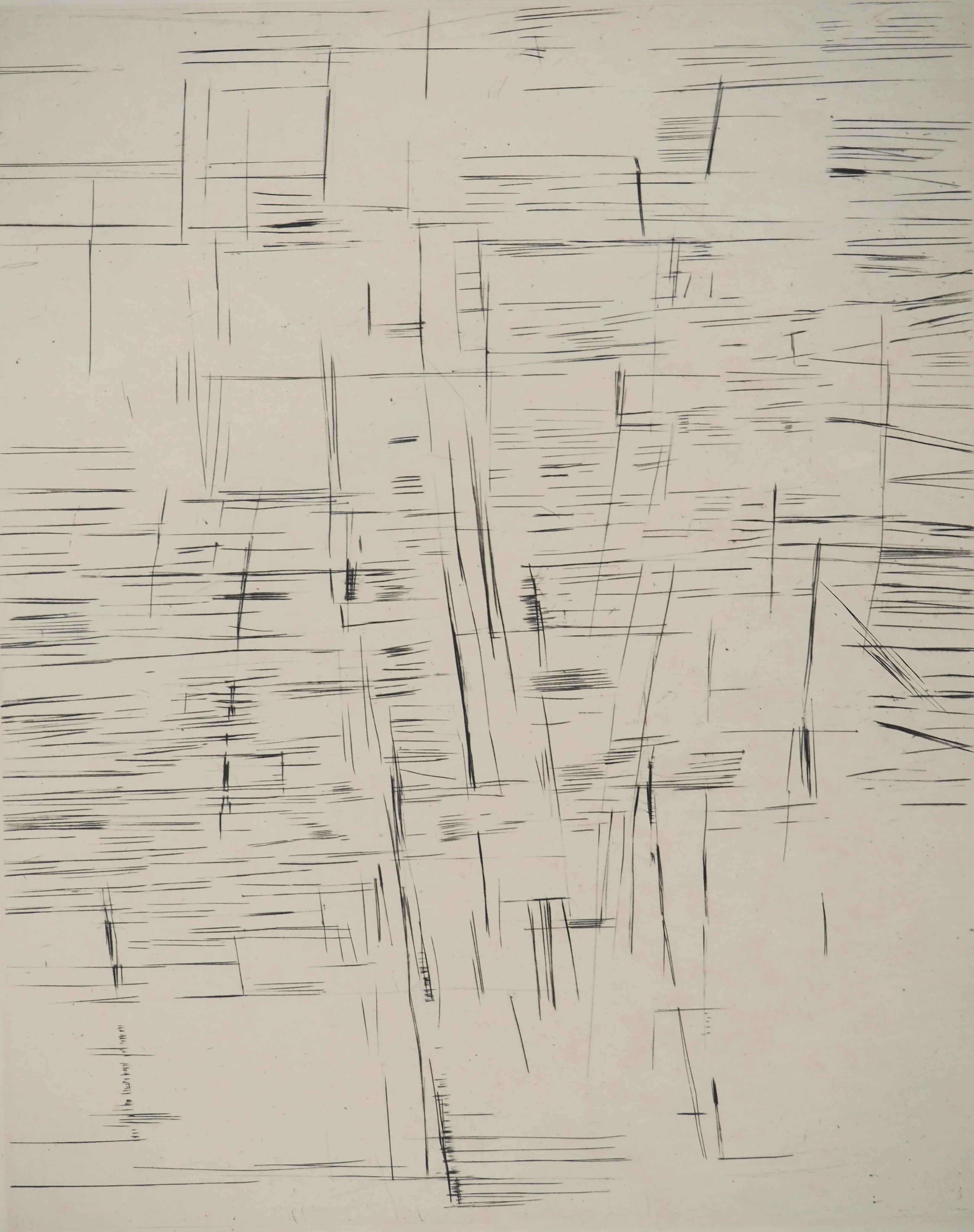 Maria Helena VIEIRA DA SILVA : Forêt de lignes, Gravure originale - Image 2