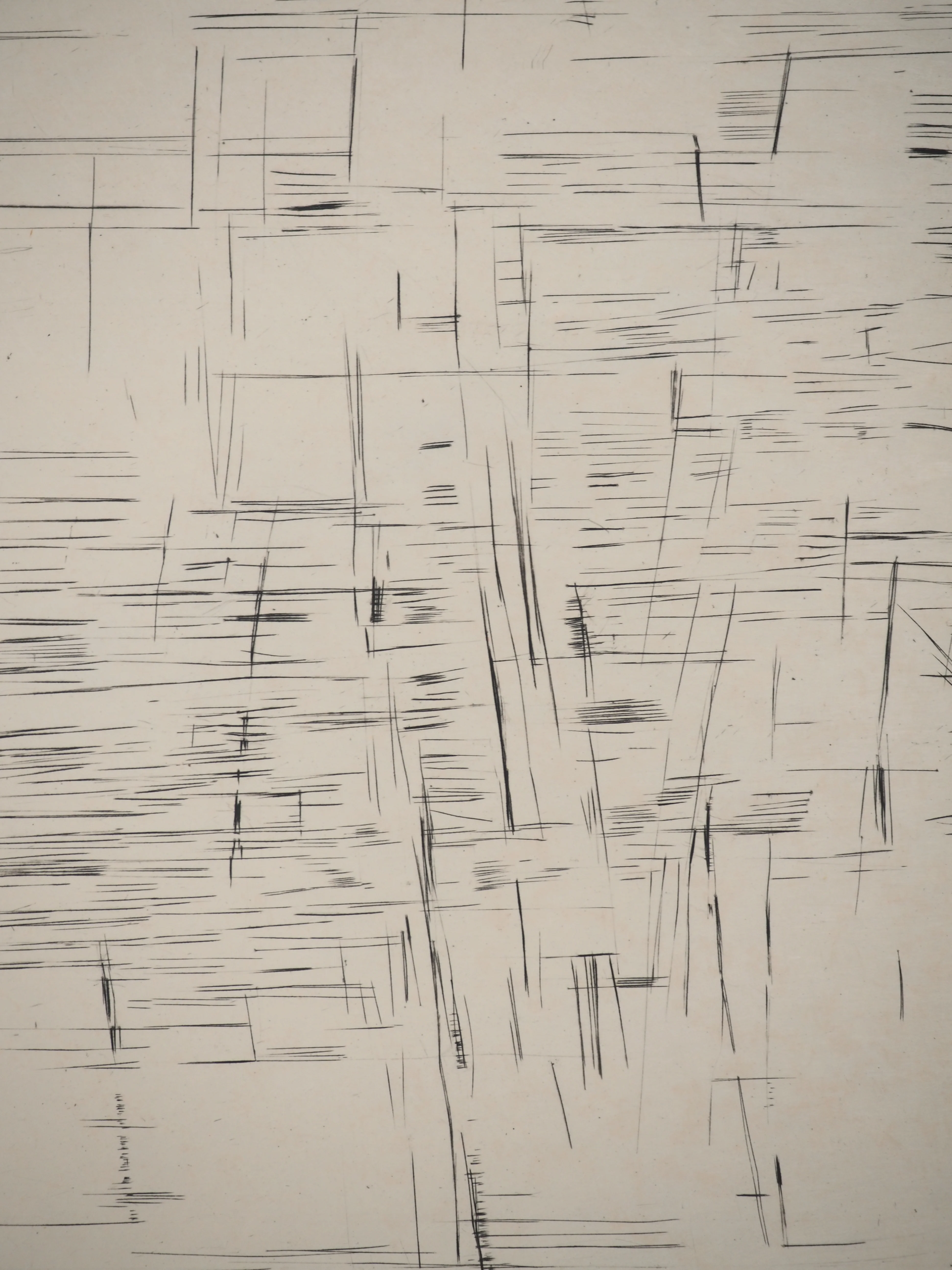 Maria Helena VIEIRA DA SILVA : Forêt de lignes, Gravure originale - Image 3