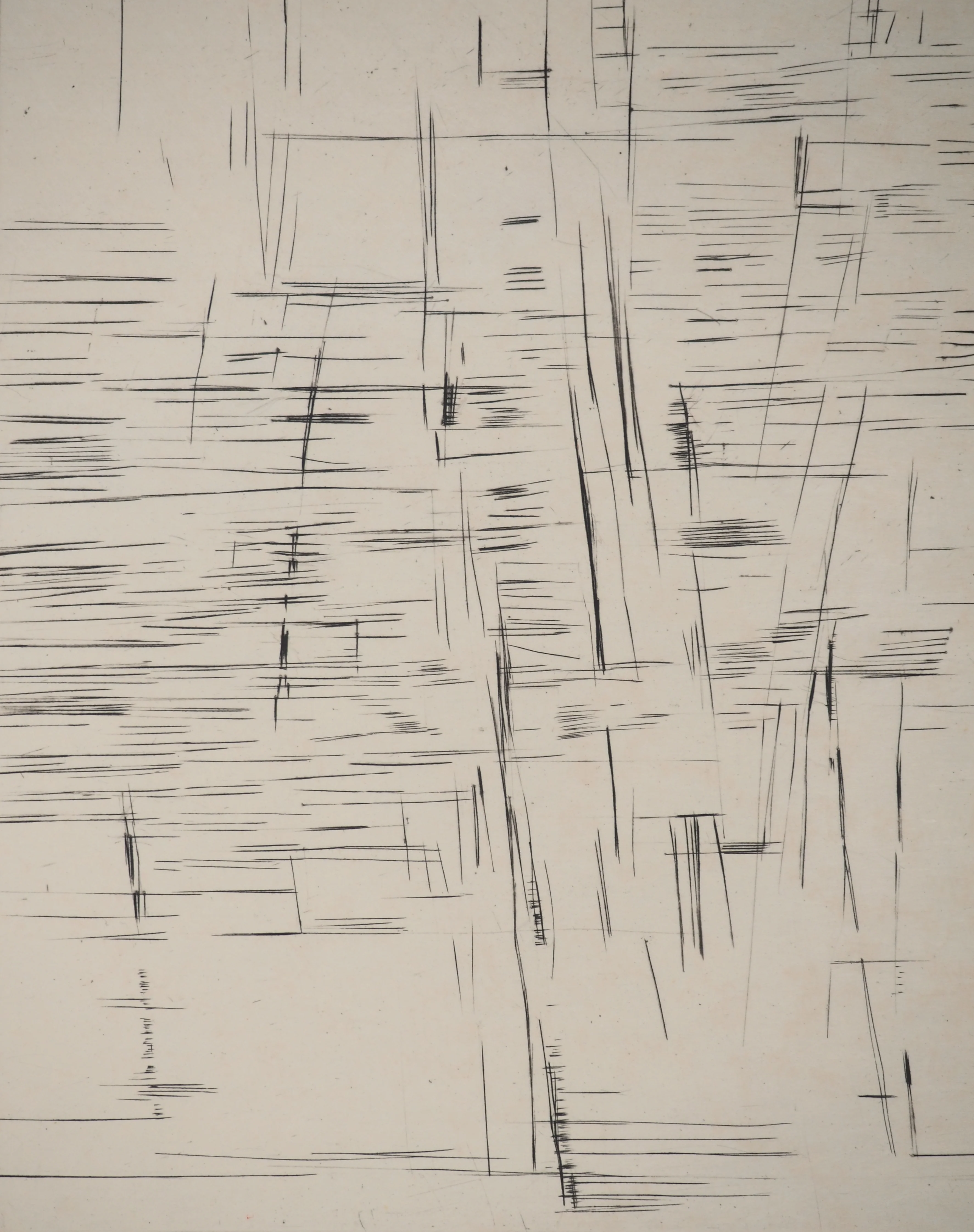 Maria Helena VIEIRA DA SILVA : Forêt de lignes, Gravure originale - Image 4