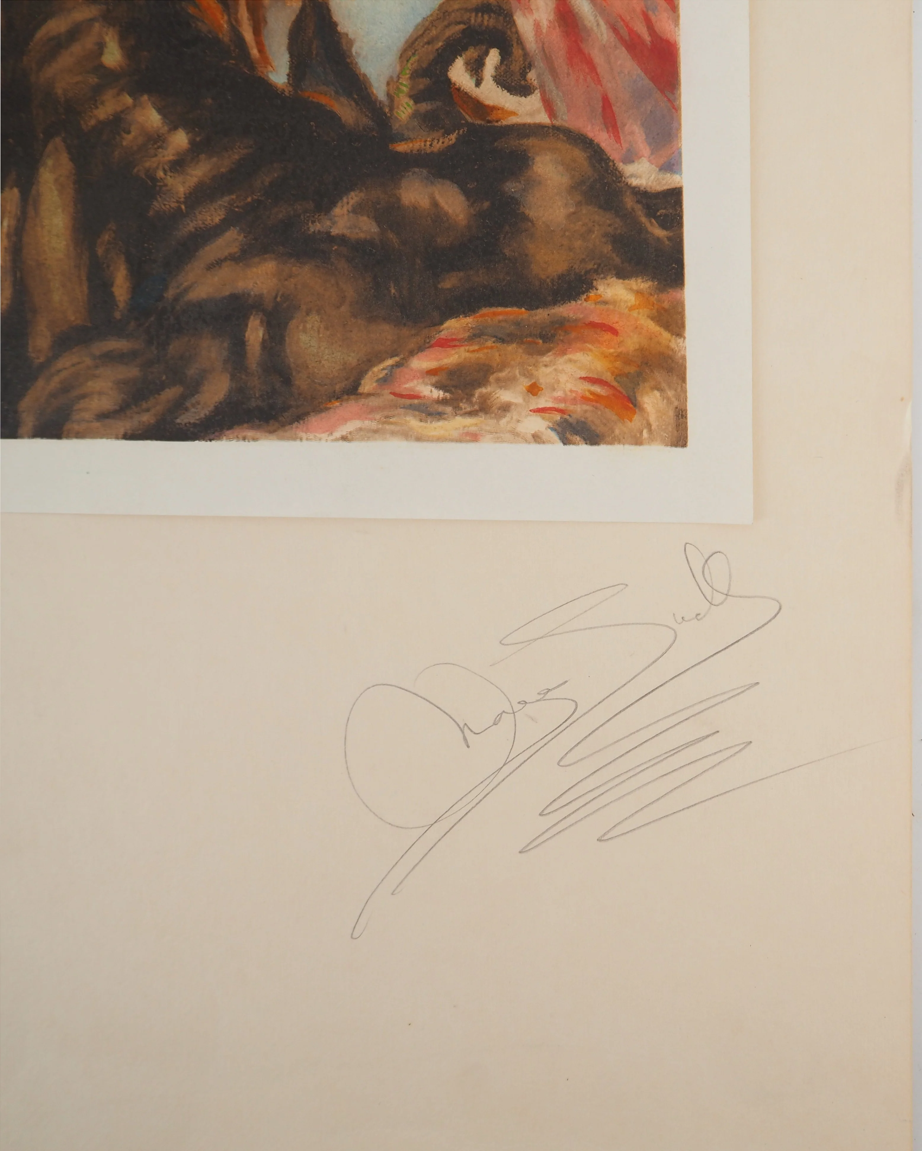 Maria MORGAN-SNELL : Femme nue, Lithographie originale signée - Image 2