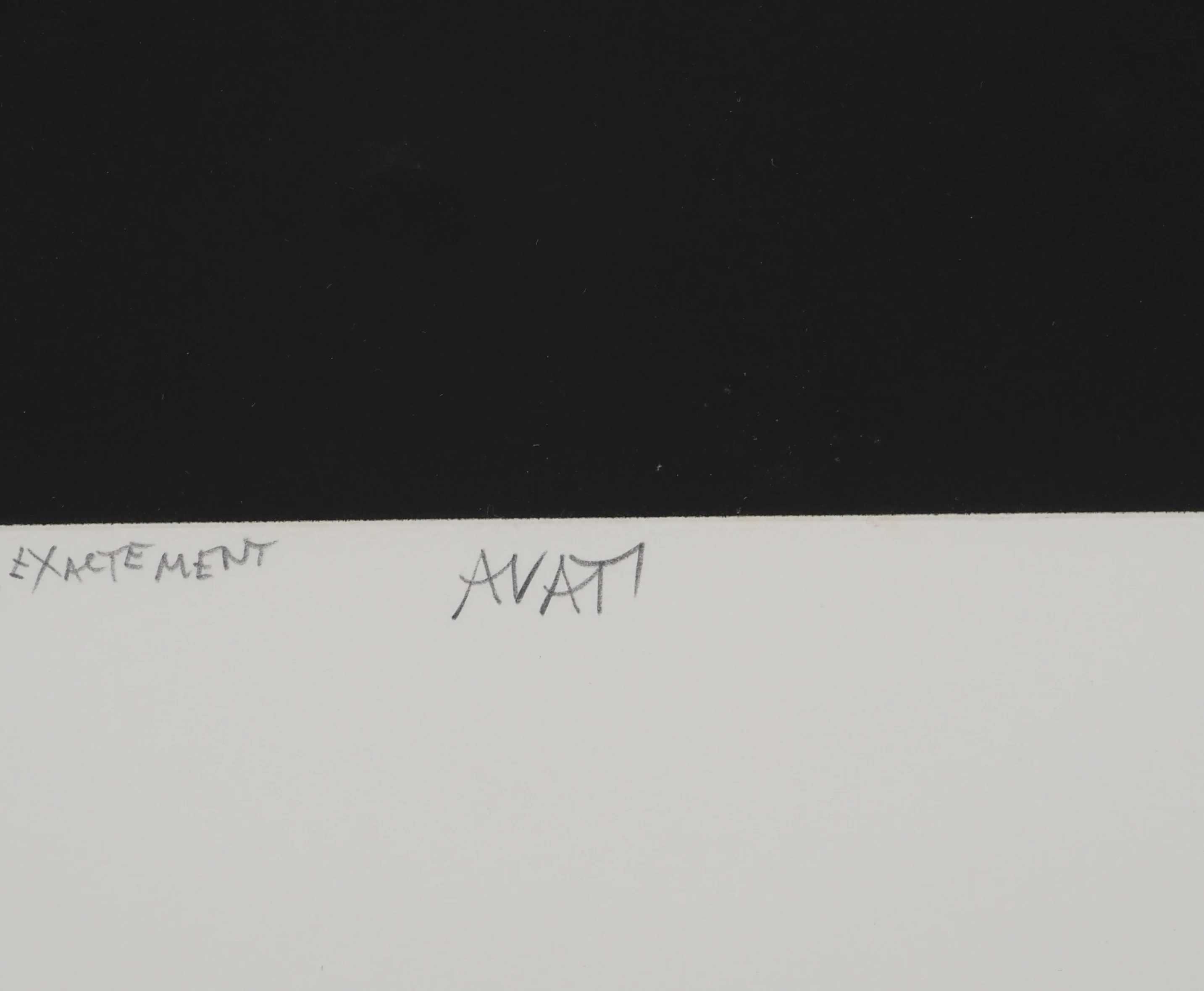 Mario AVATI : Cinq heures exactement, Gravure originale signée - Image 6