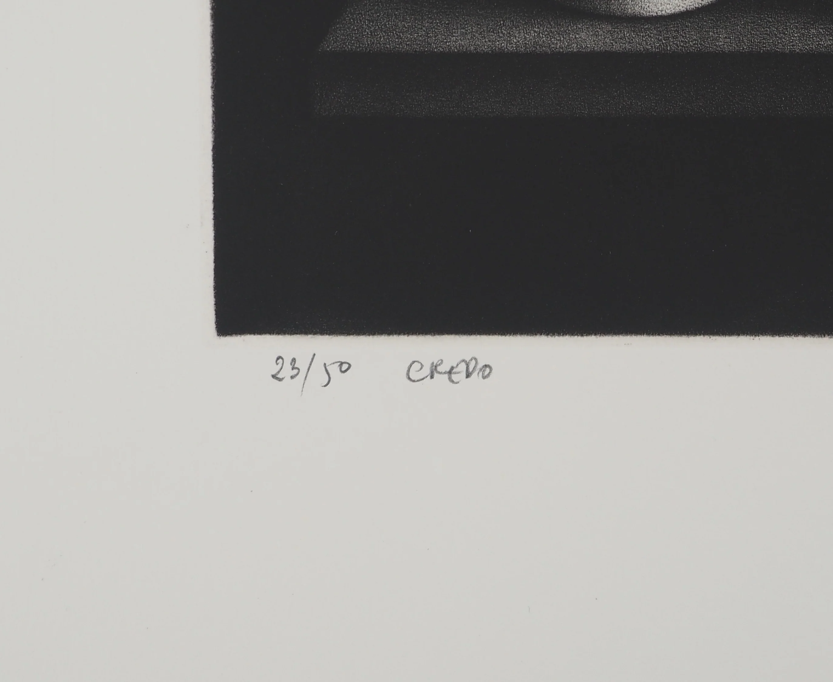 Mario AVATI : Credo, Gravure originale signée - Image 6