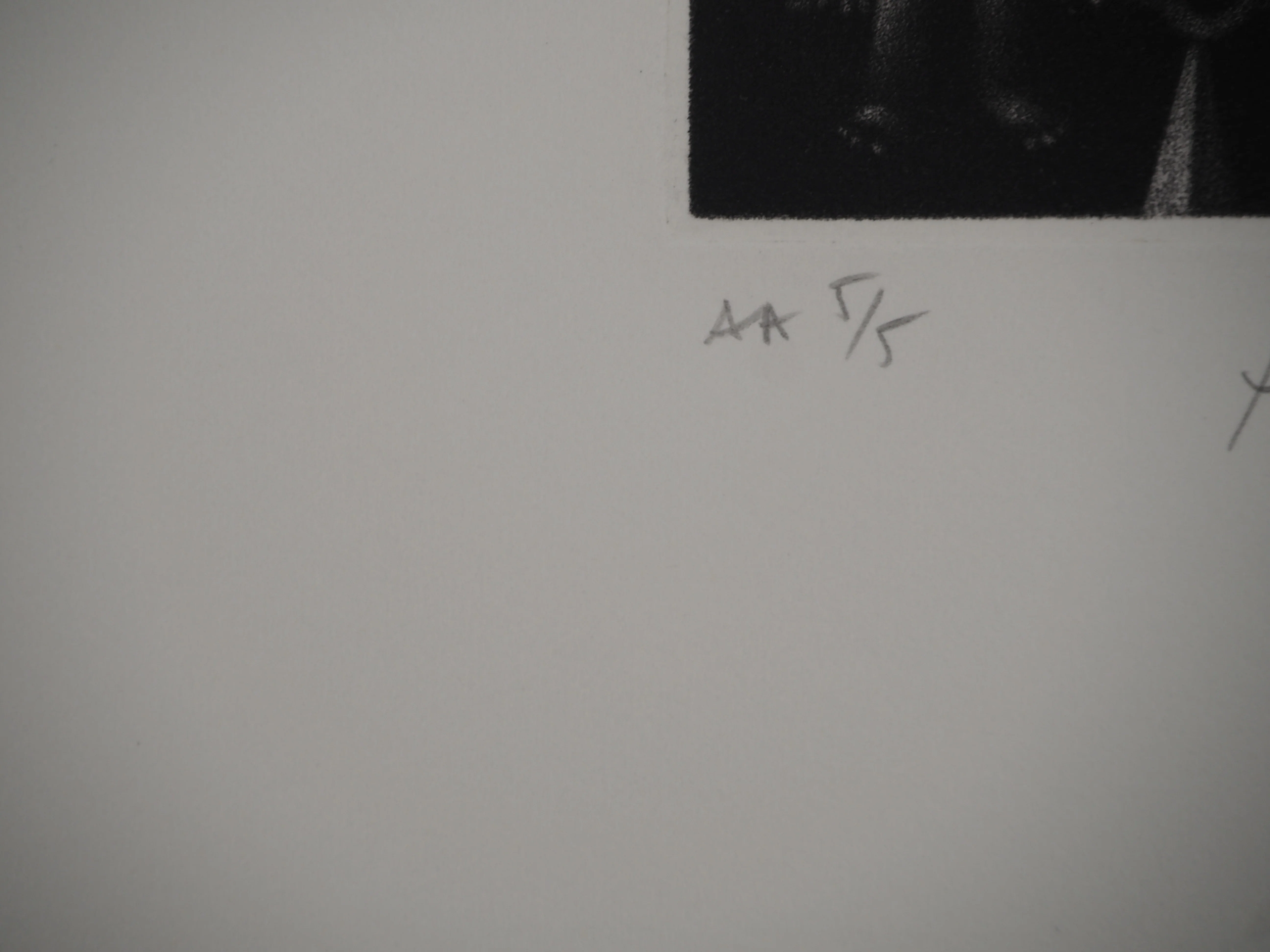 Mario AVATI : La balance, Gravure originale signée - Image 5
