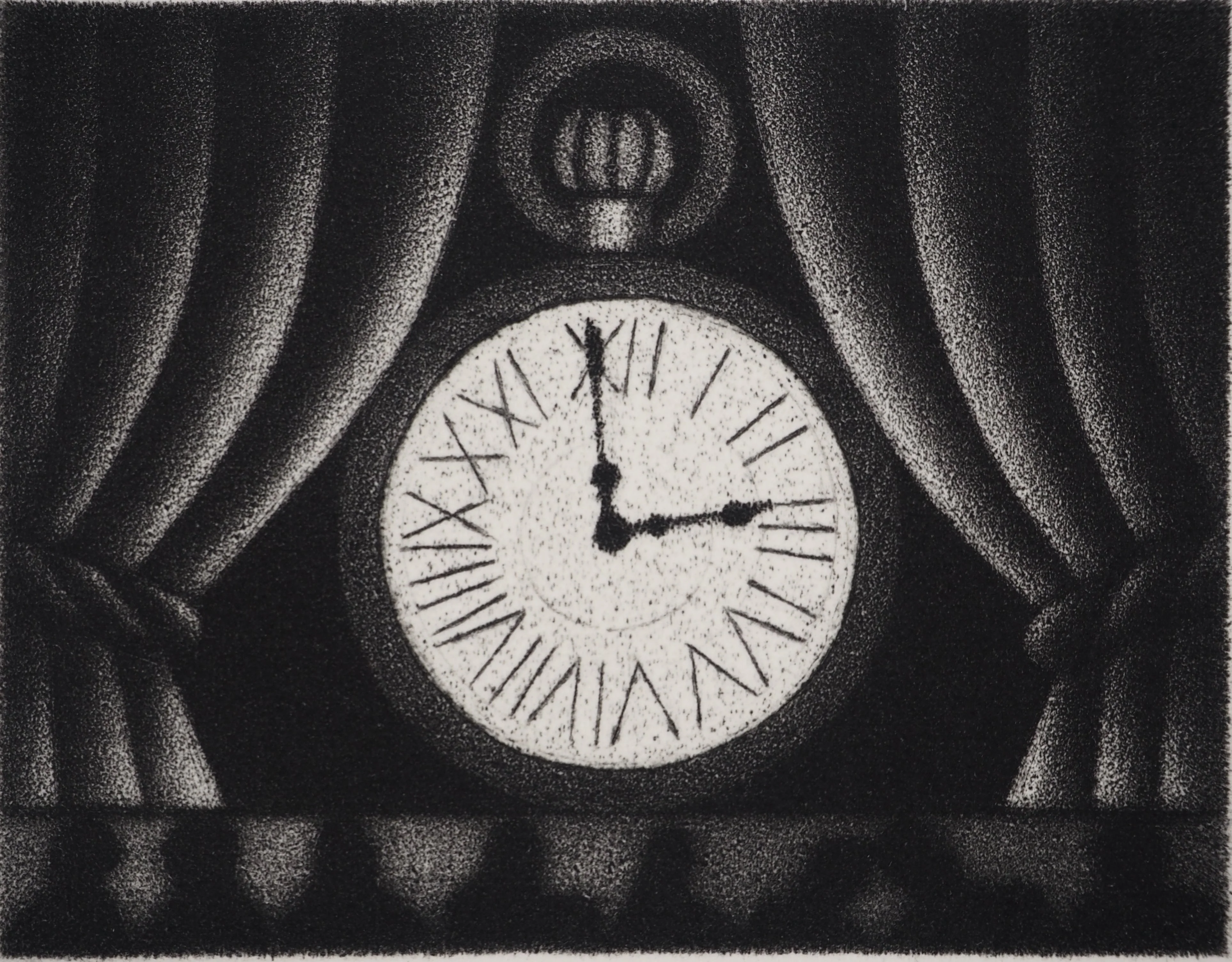 Mario AVATI : La montre, Gravure originale signée - Image 3