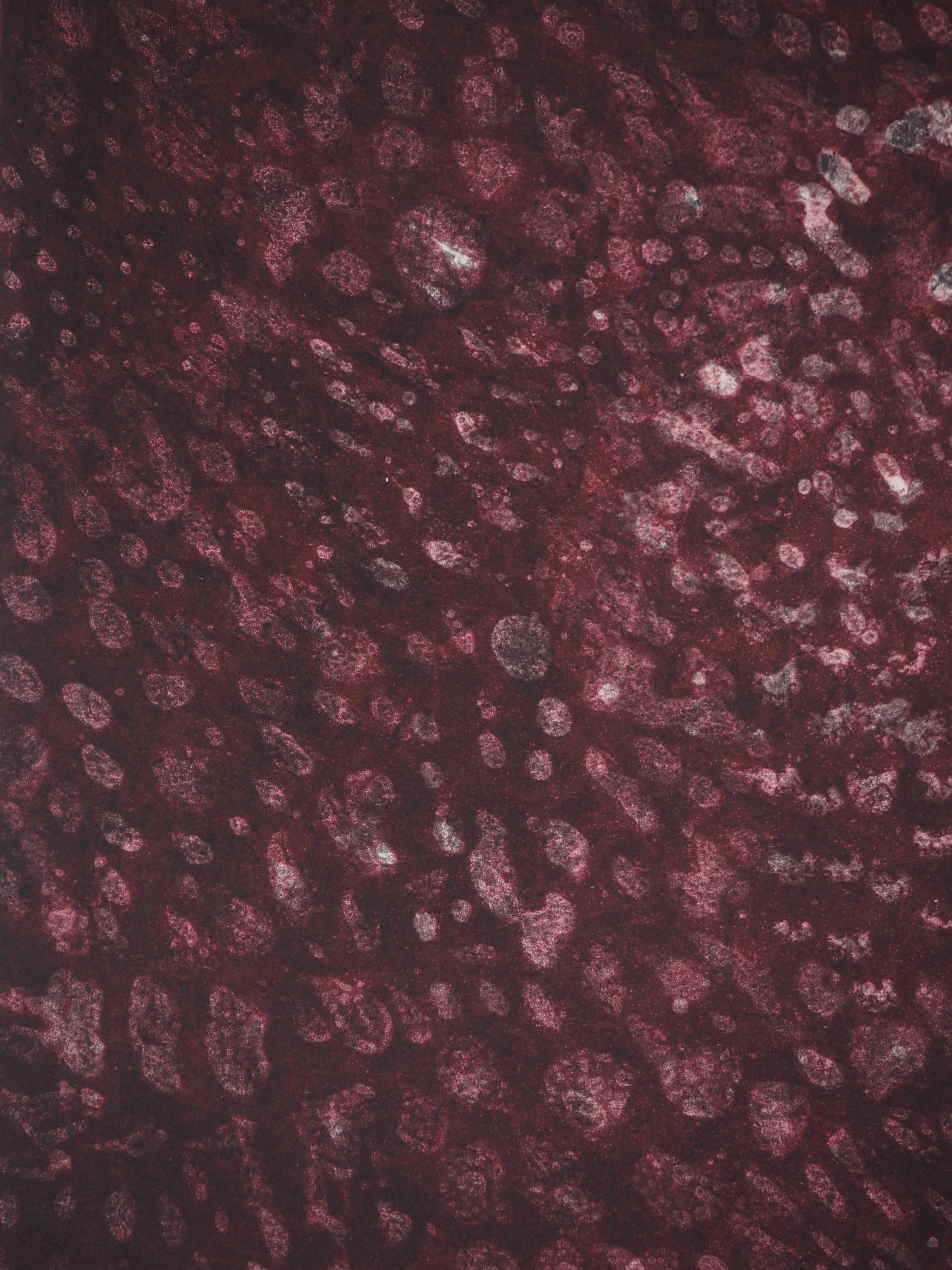 Mark TOBEY : Vibrations pourpres, Lithographie originale signée - Image 3