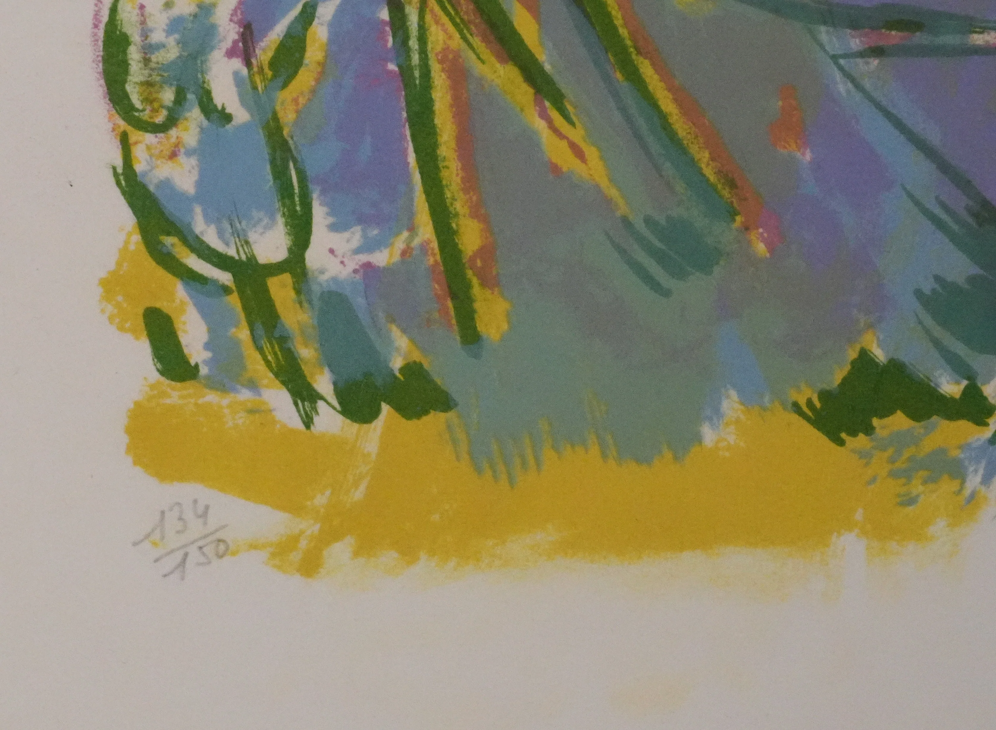 Maurice Elie SARTHOU : Les roseaux verts, Lithographie originale signée - Image 4