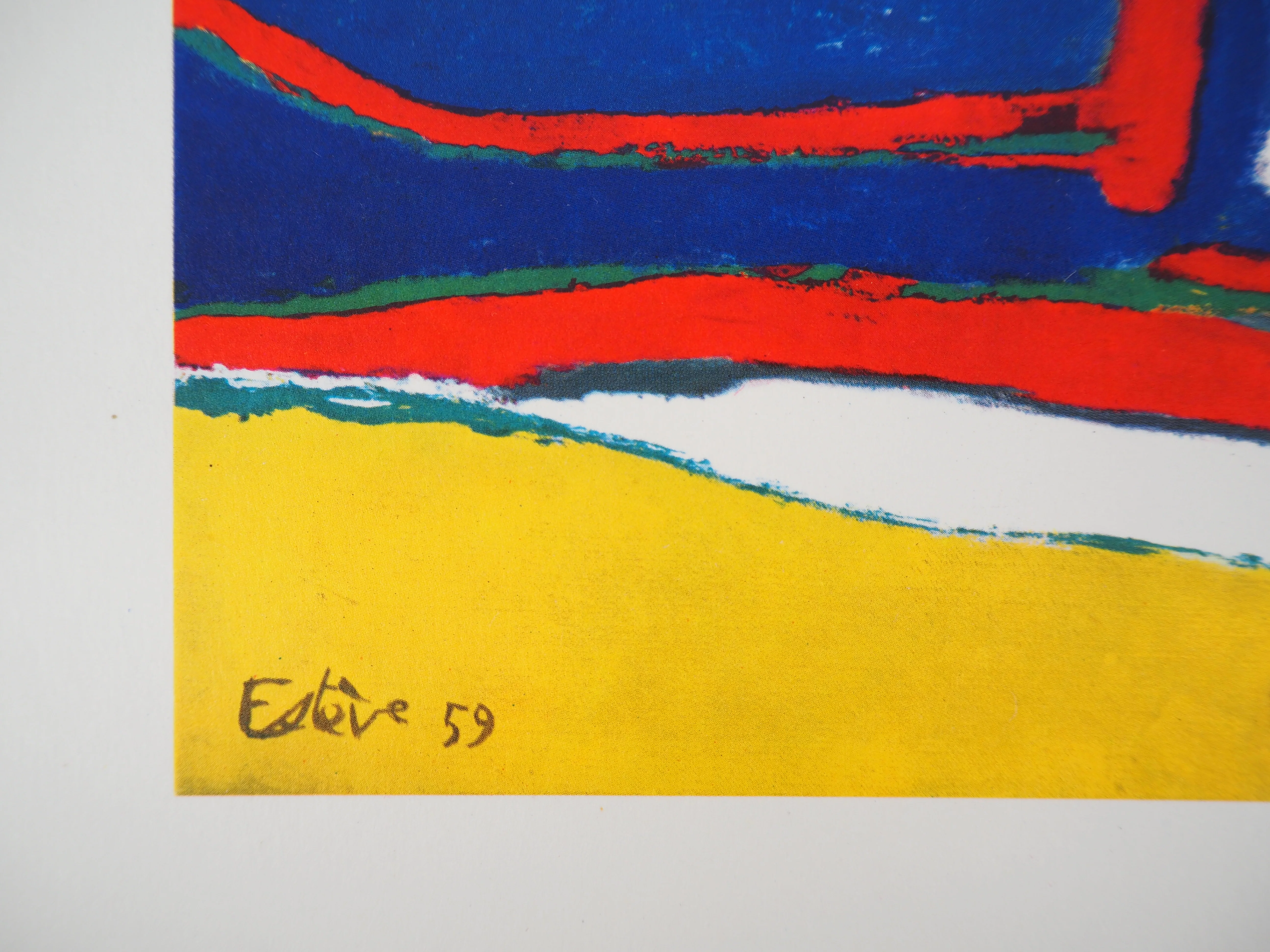 Maurice ESTEVE : Lalongue, Héliogravure signée - Image 2
