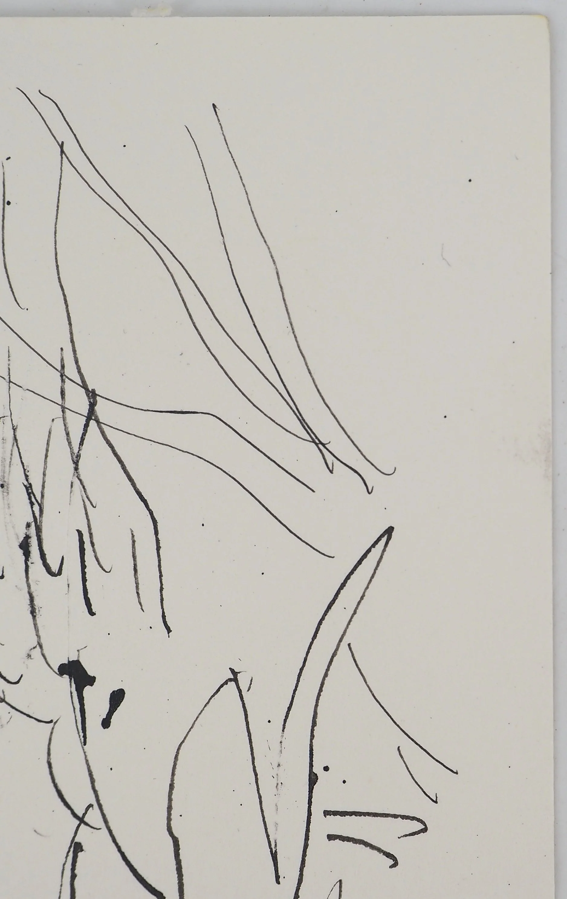 Maurice GENIS : Homme rentrant chez lui, Dessin original - Image 6