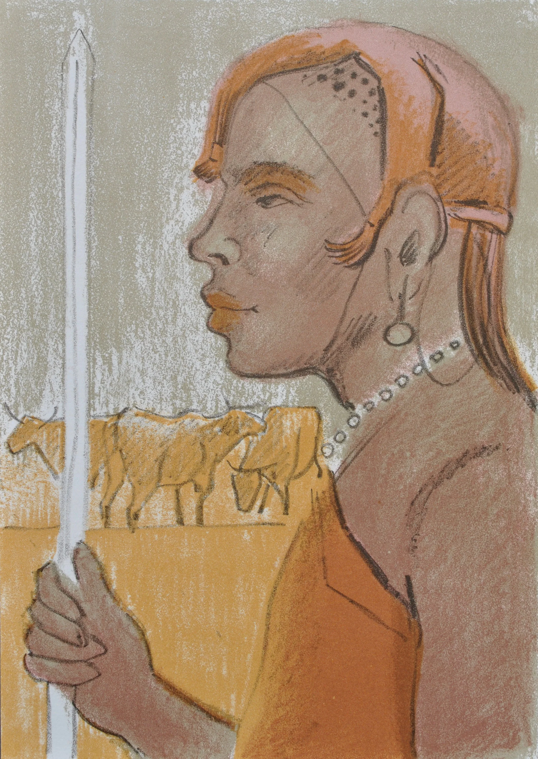 Maurice MOURLOT : Le Lion, 9 Lithographies originales, 1972 - Image 7