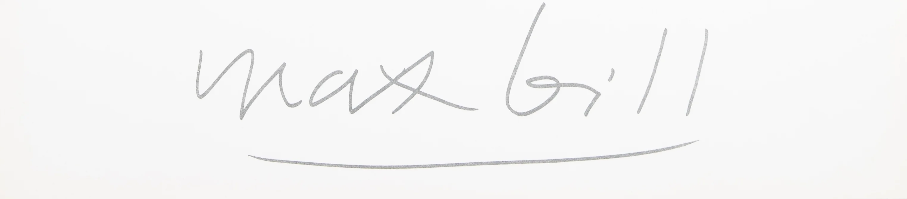 Max BILL : Galerie Erker - 1983, Affiche en lithographie originale signée - Image 2