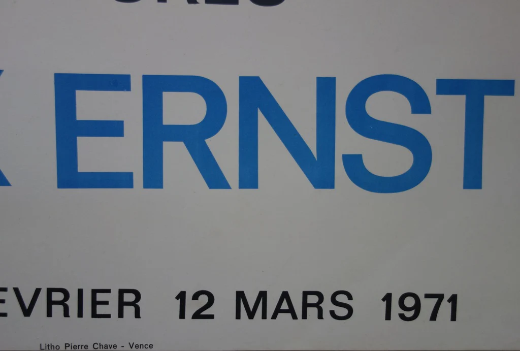 Max ERNST : Surprises du Hasard, Affiche en lithographie originale - Image 4