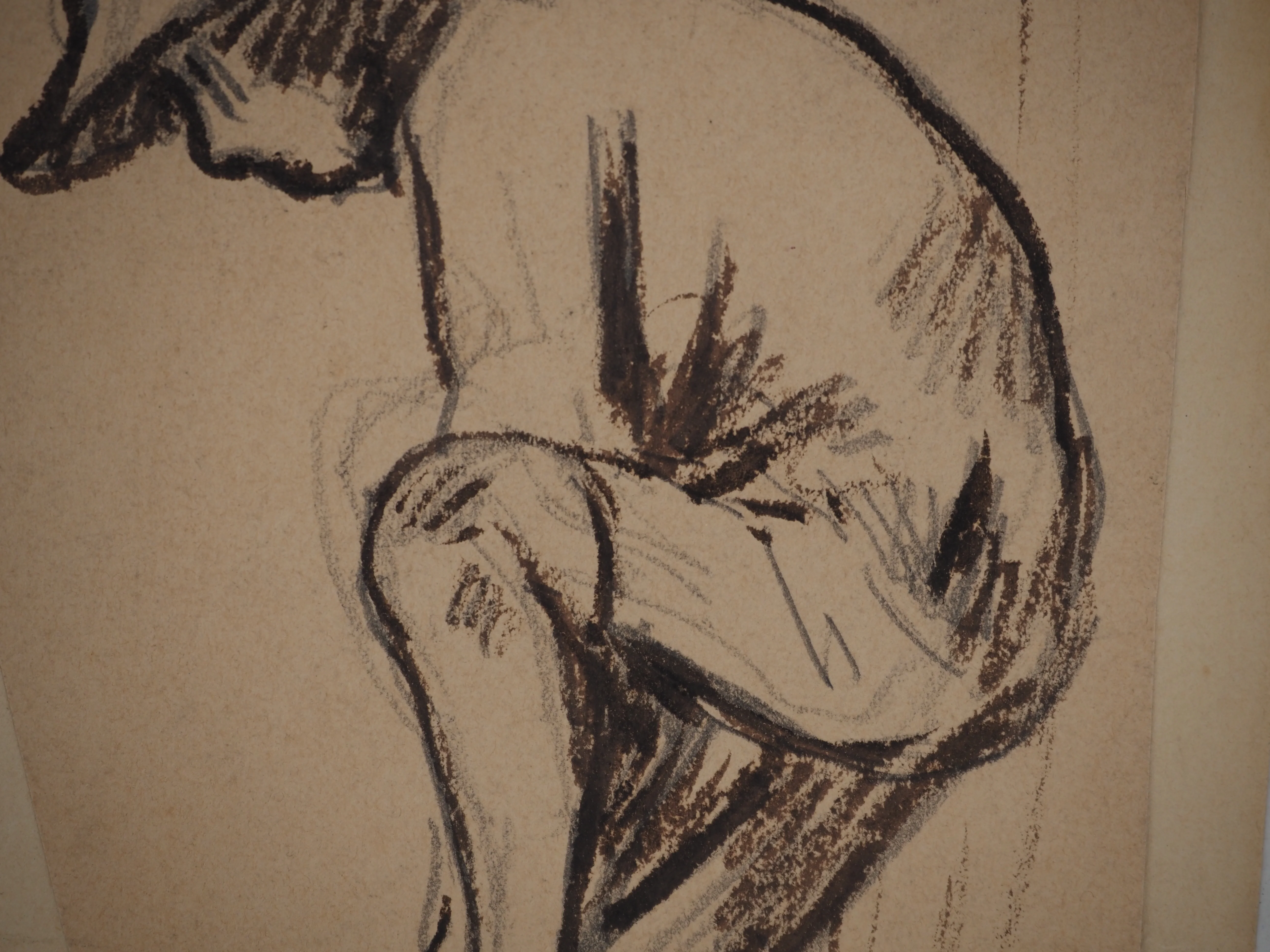 Maximilien LUCE : Après la baignade, Dessin original signé - Image 6