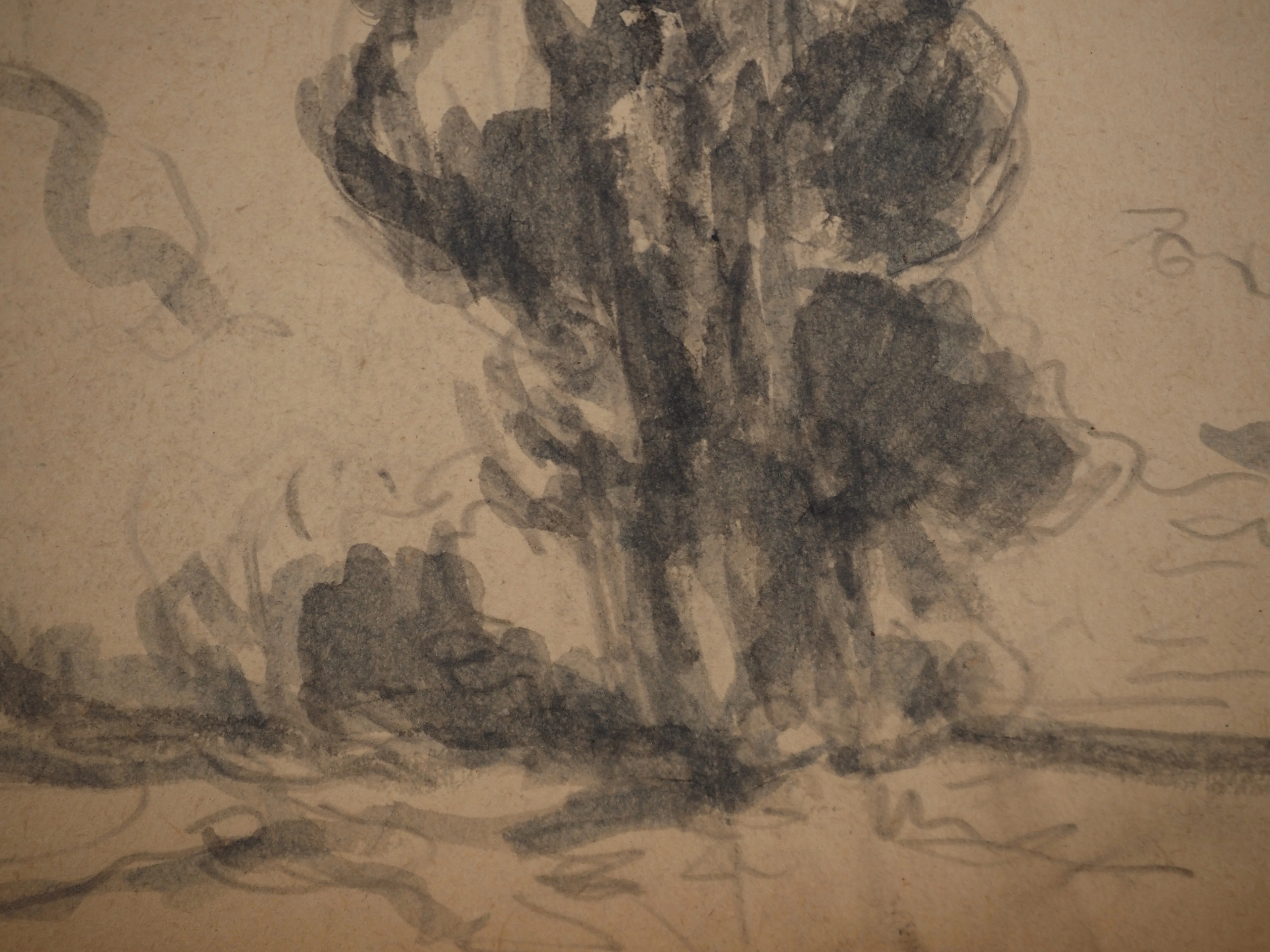 Maximilien LUCE : Arbre solitaire, Dessin original signé - Image 4