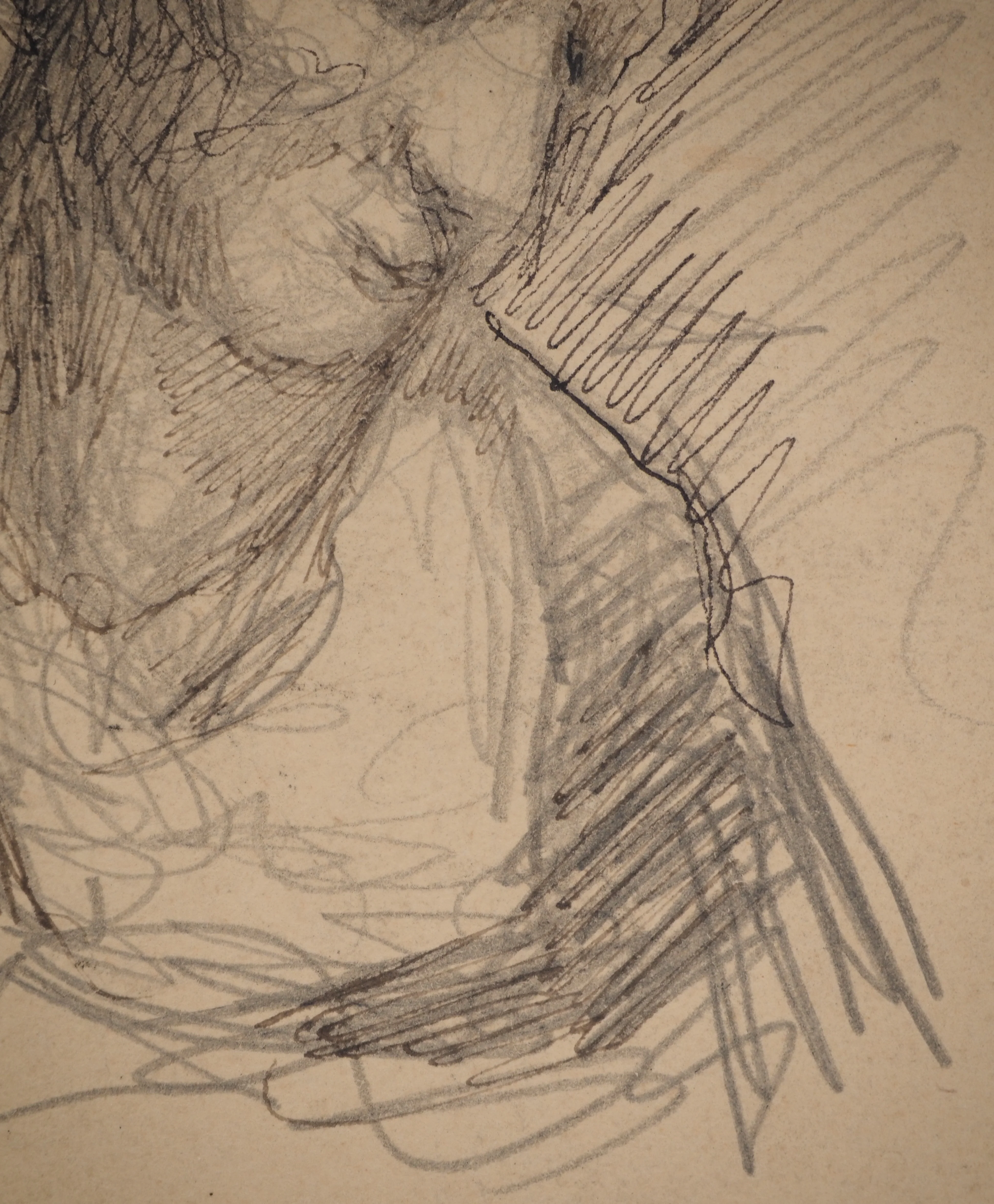 Maximilien LUCE : Portrait endormi, Dessin original signé - Image 4
