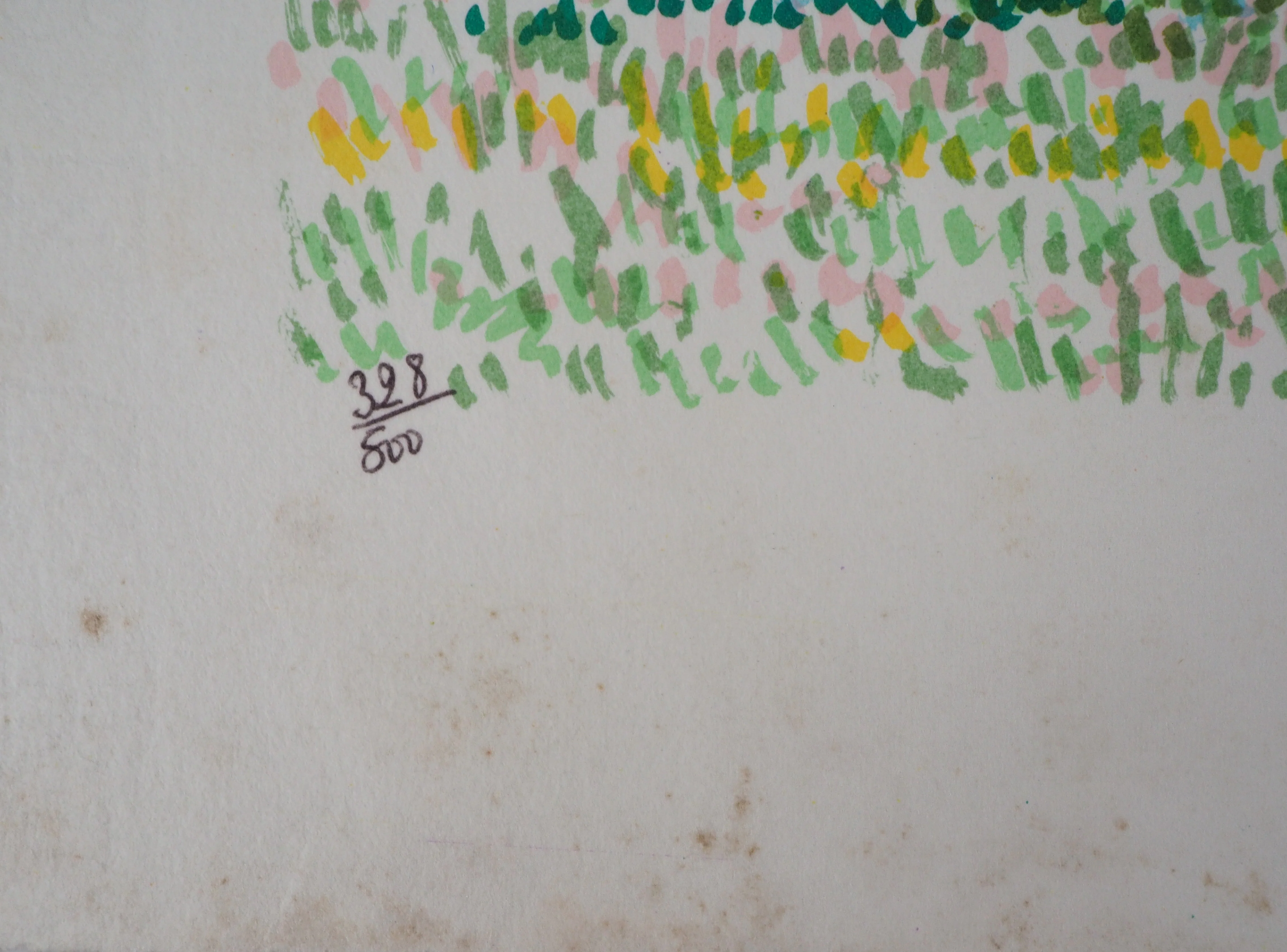 Serge MENDJISKY : Saut d’obstacles à cheval, Lithographie originale signée - Image 6