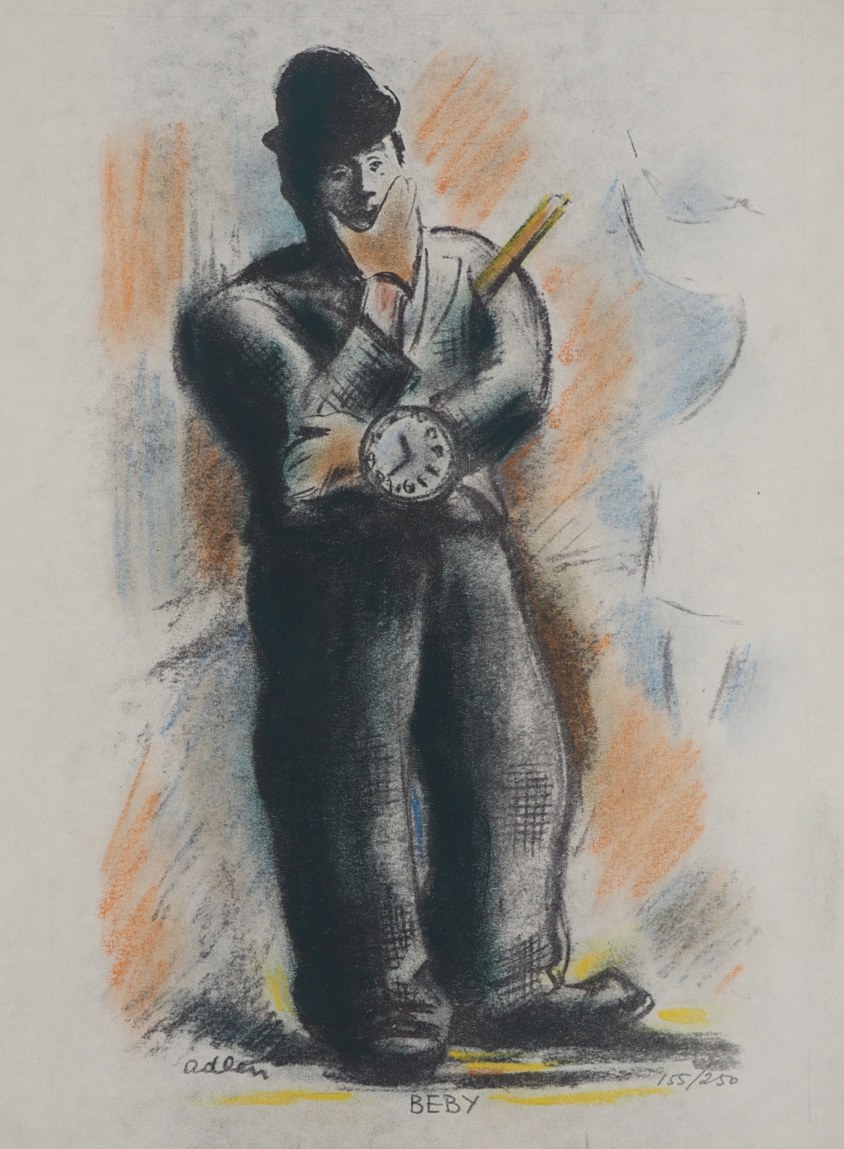 Michel ADLEN : Beby le bricoleur, Lithographie originale signée - Image 3