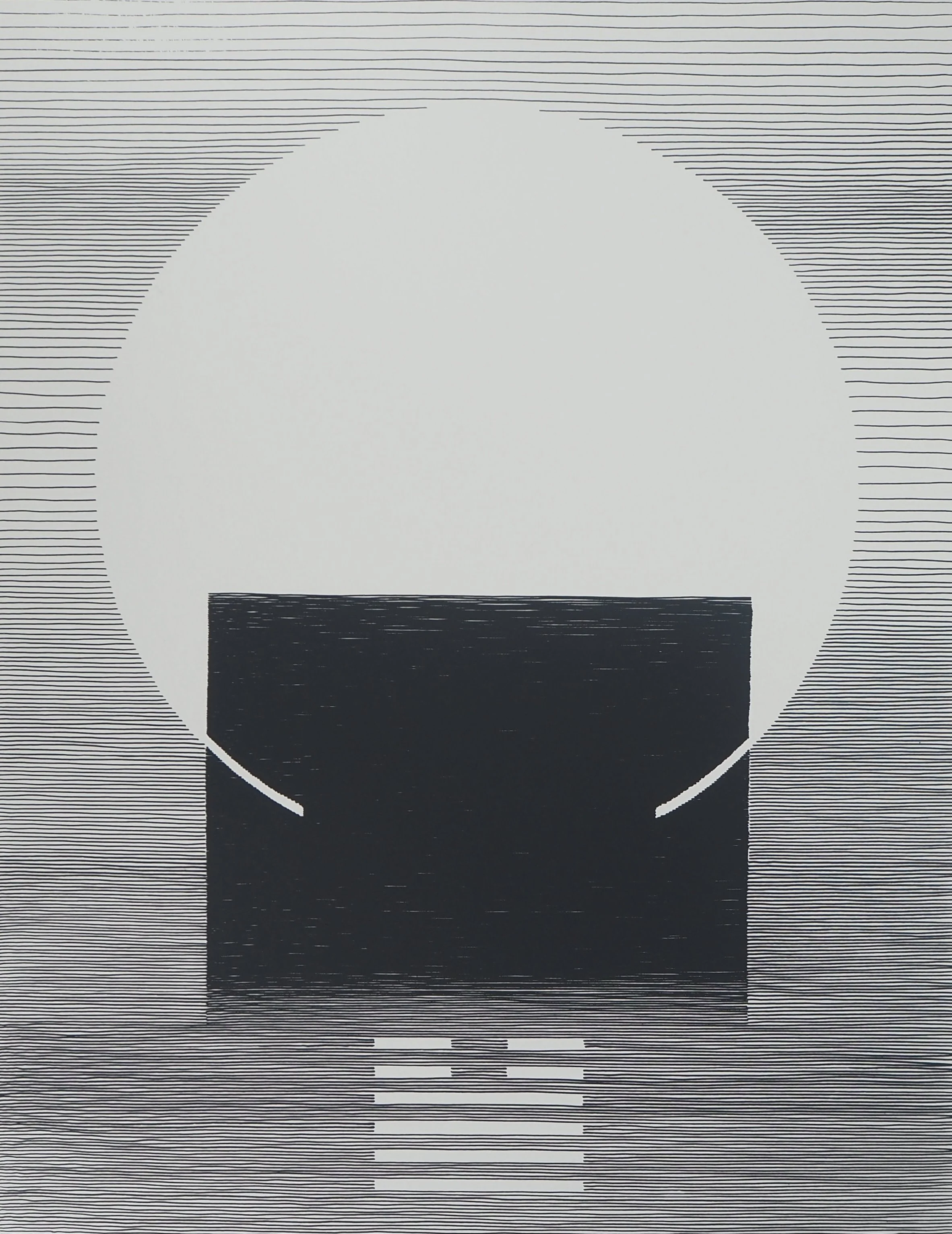 Michel SEUPHOR : Coucher de soleil, Lithographie originale signée - Image 3