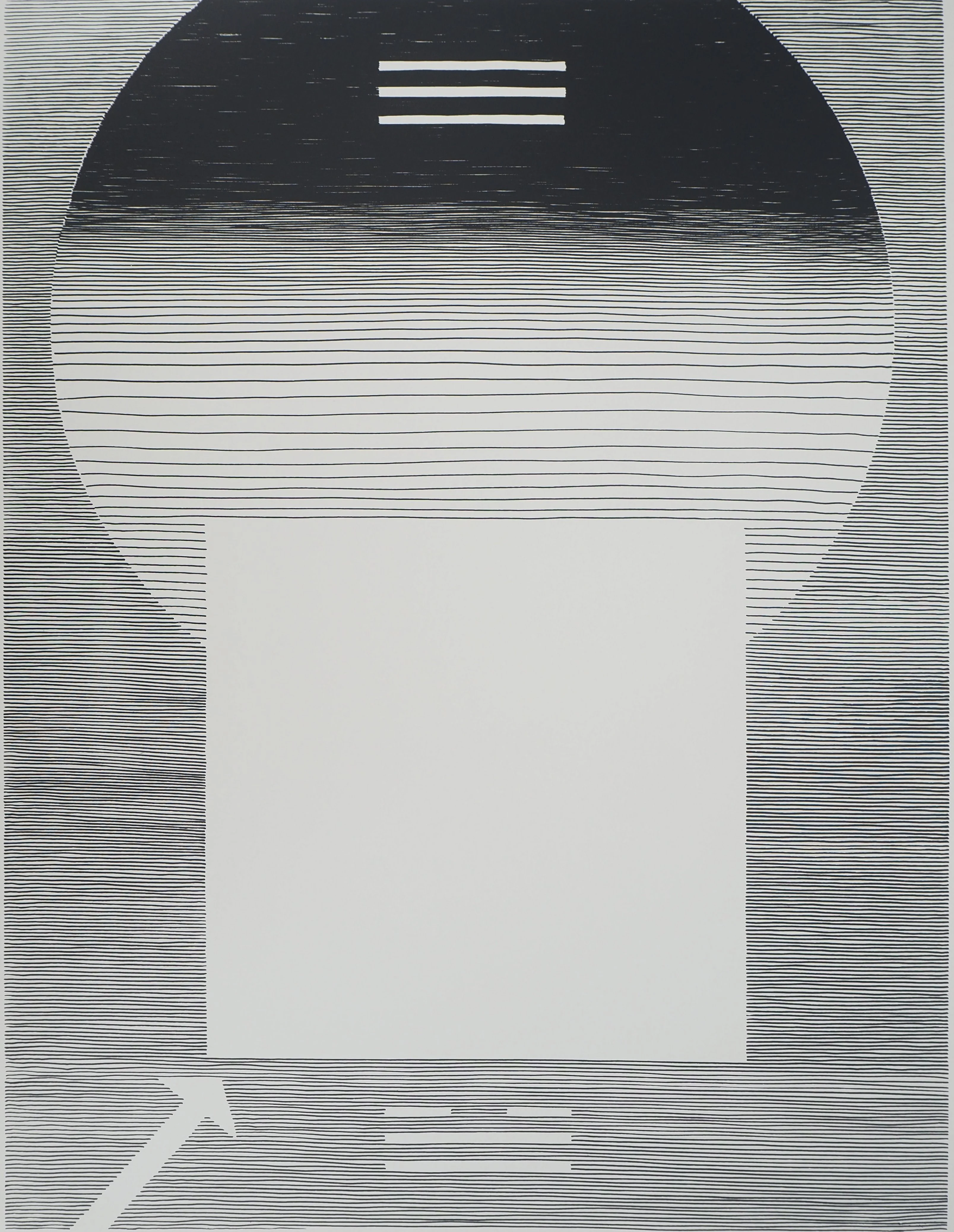 Michel SEUPHOR : Dichotomie visuelle, Lithographie originale signée - Image 3