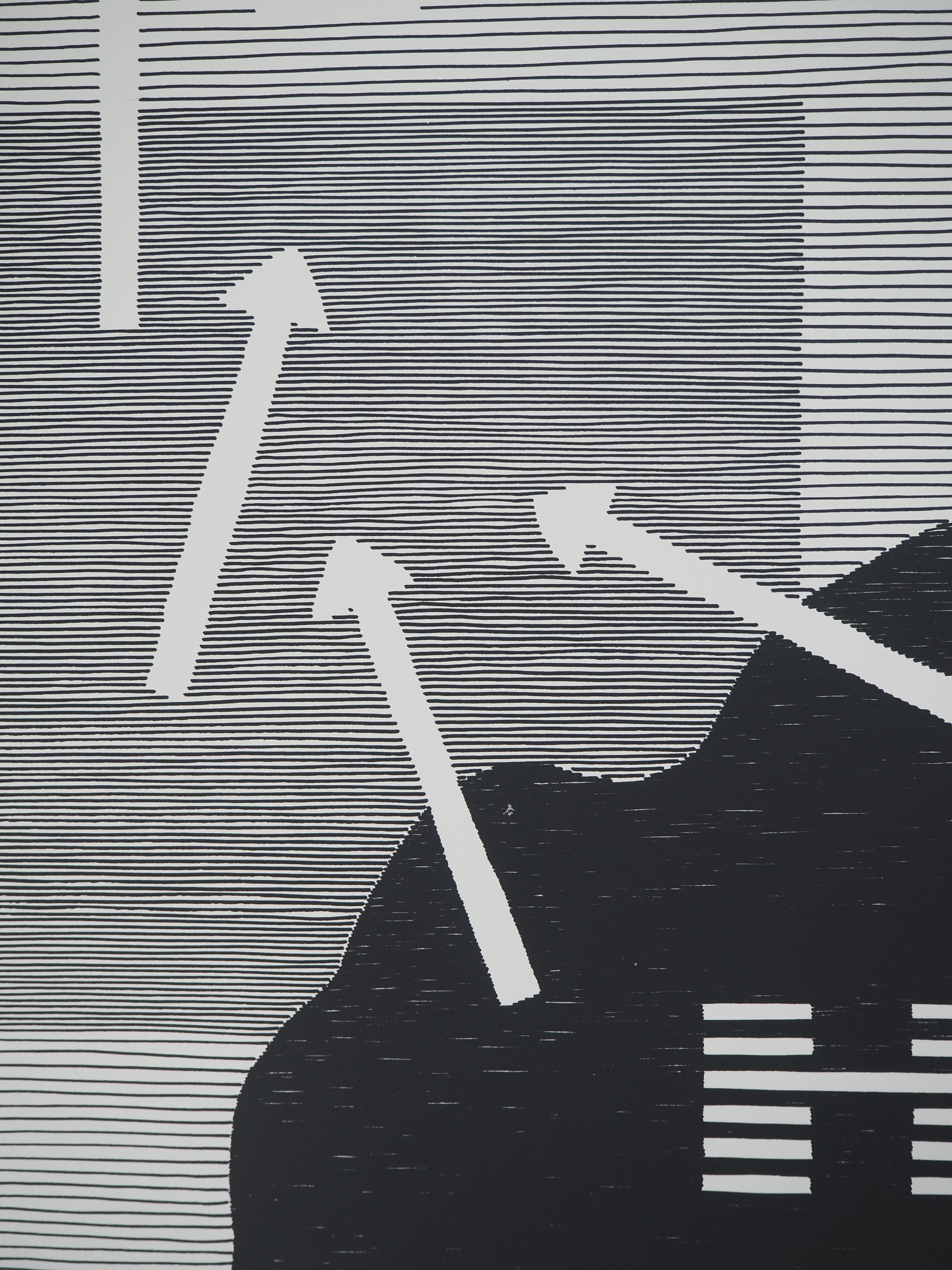 Michel SEUPHOR : Directions multiples, Lithographie originale signée - Image 5
