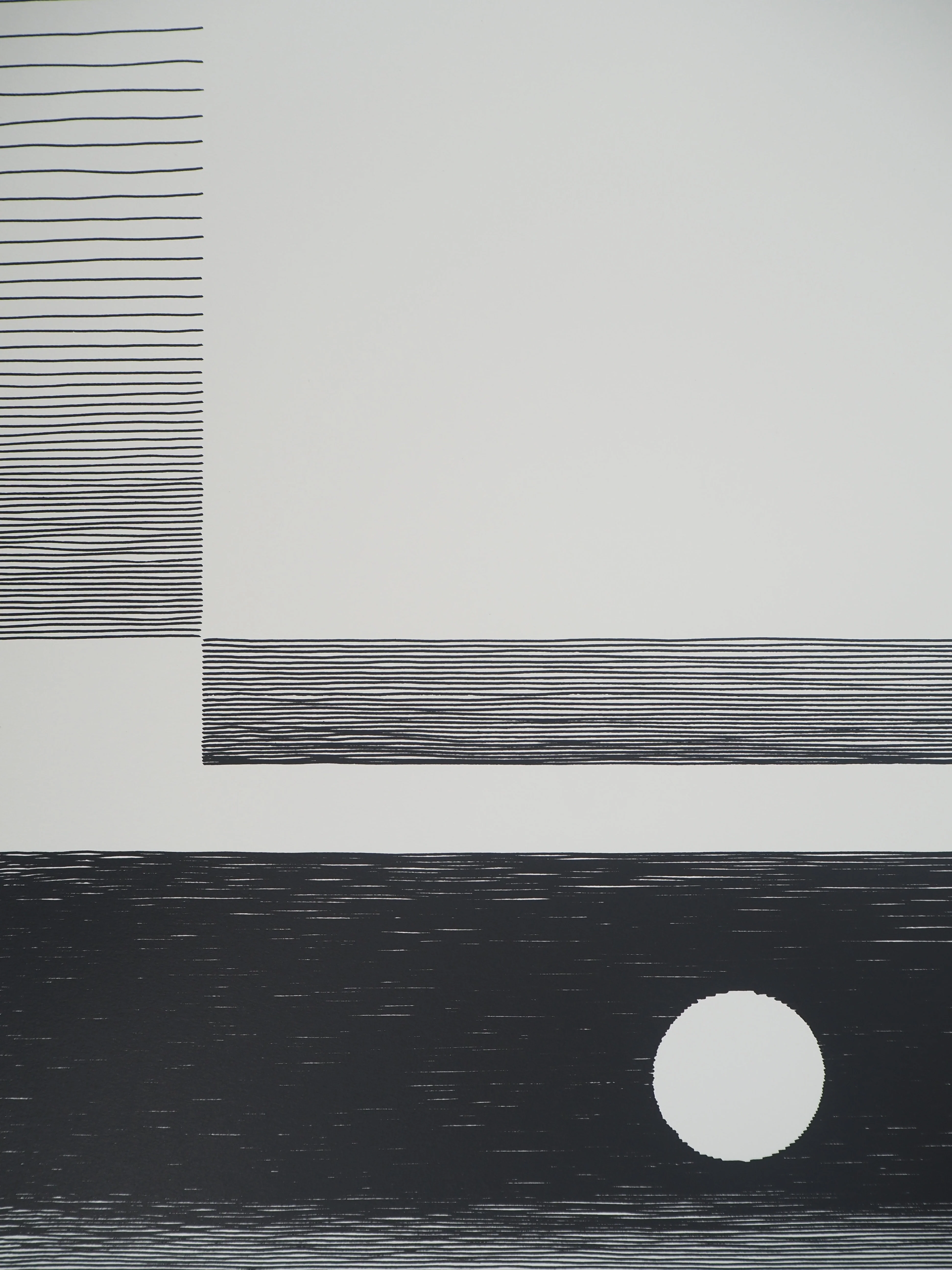 Michel SEUPHOR : Ombre et lumière, Lithographie originale signée - Image 4