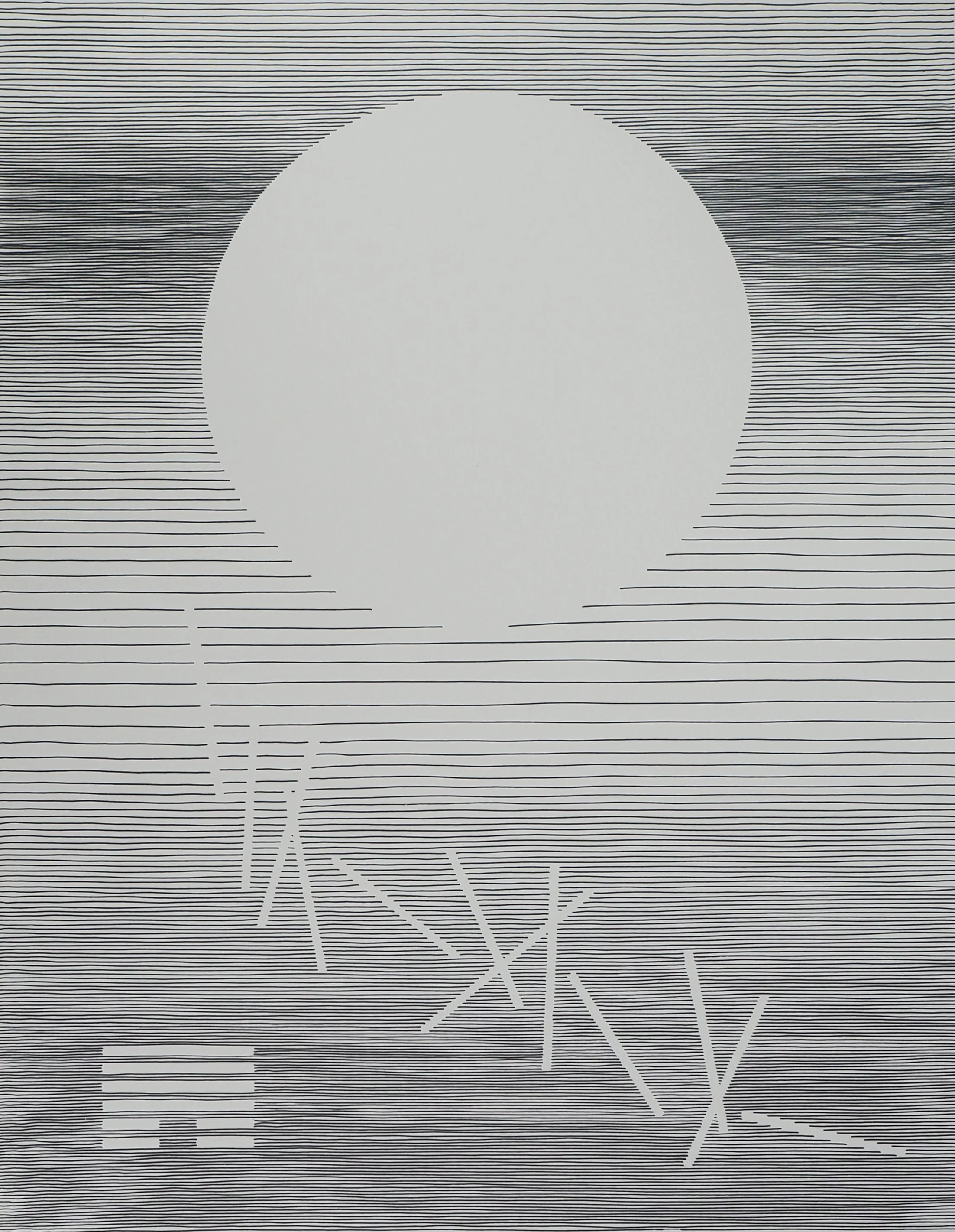 Michel SEUPHOR : Soleil en expansion, Lithographie originale signée - Image 3