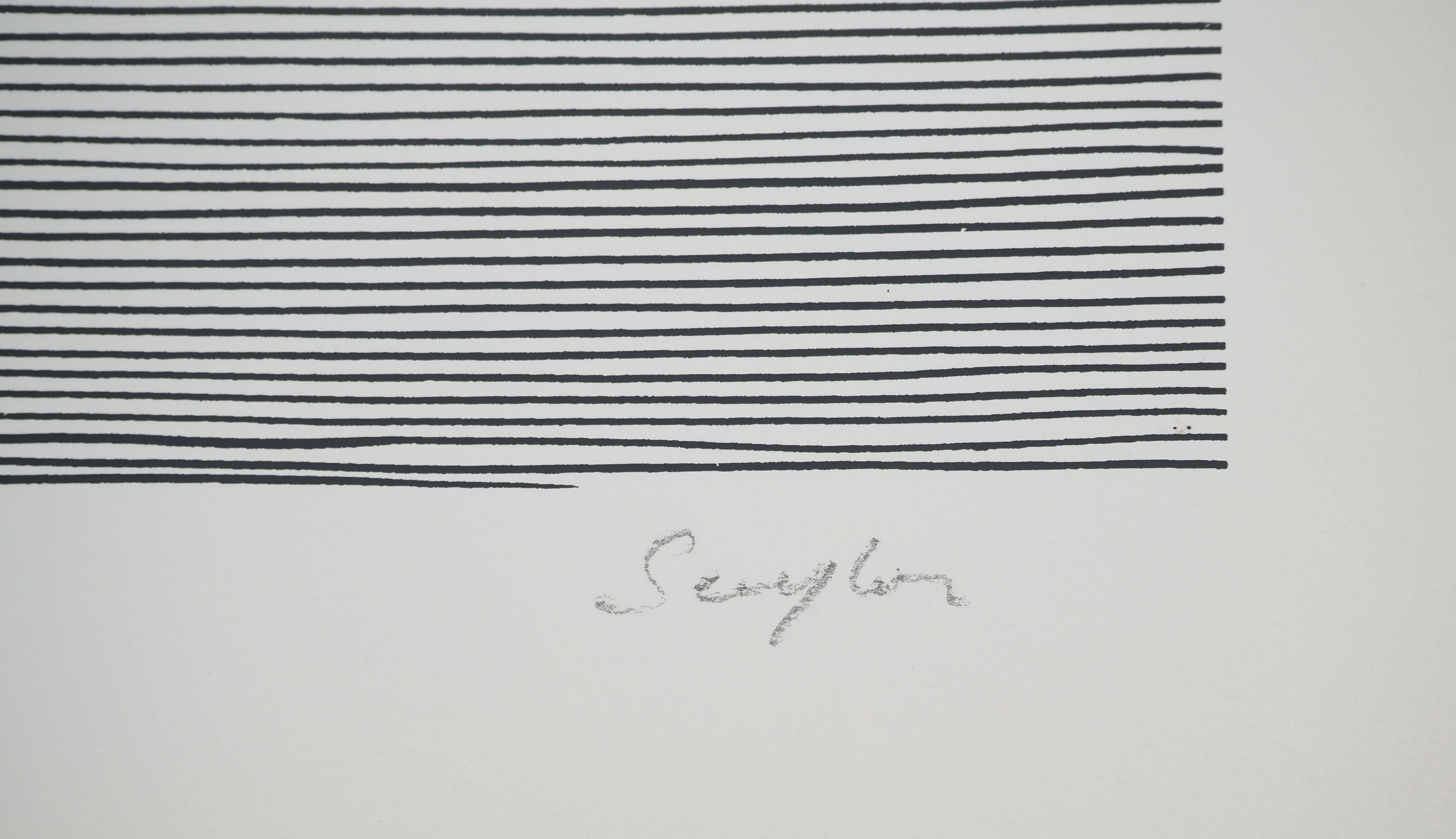 Michel SEUPHOR : Verticalité, Lithographie originale signée - Image 2