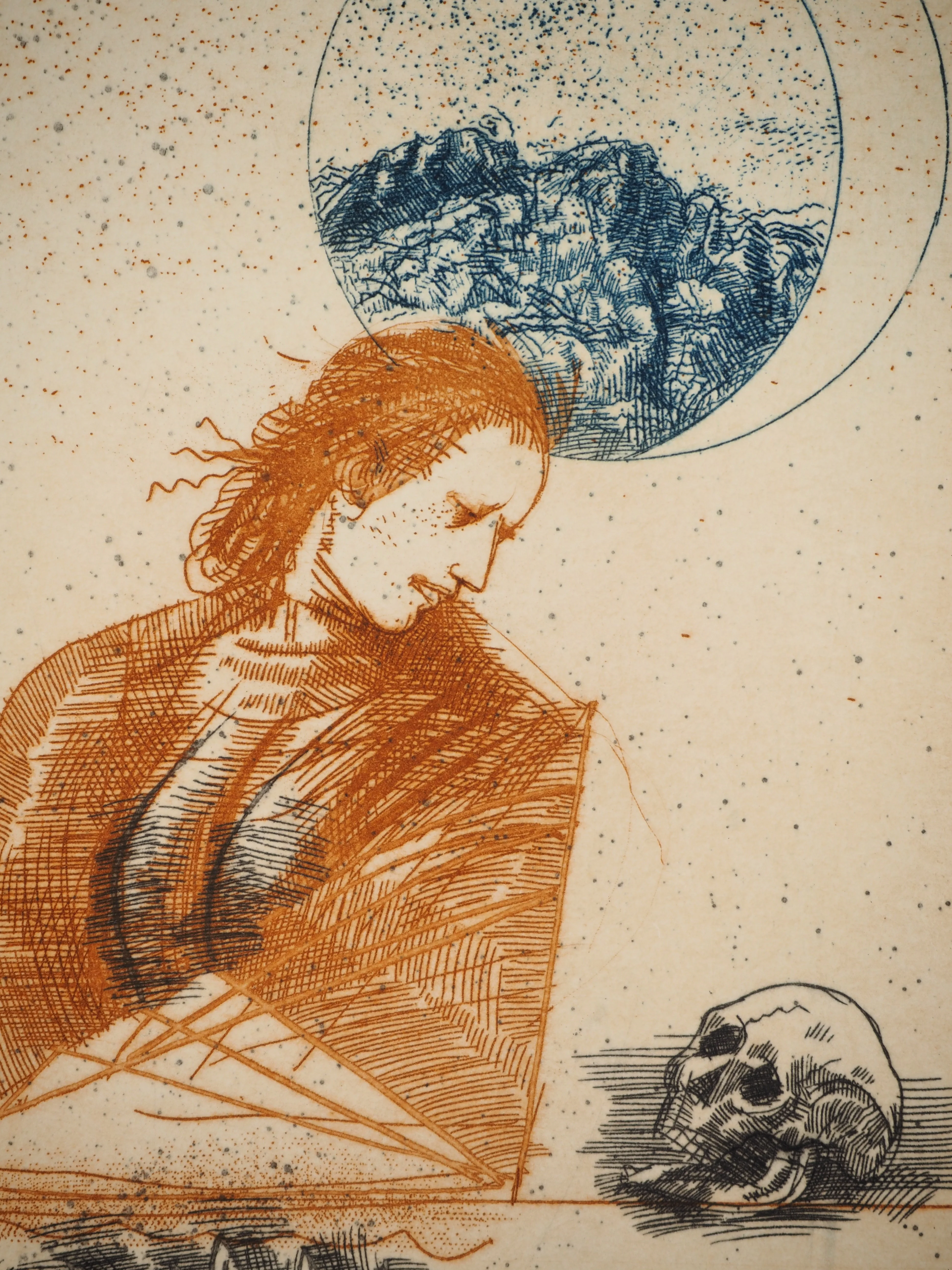 Miguel CONDE : Vanitas chez Seghers, Gravure originale signée - Image 4