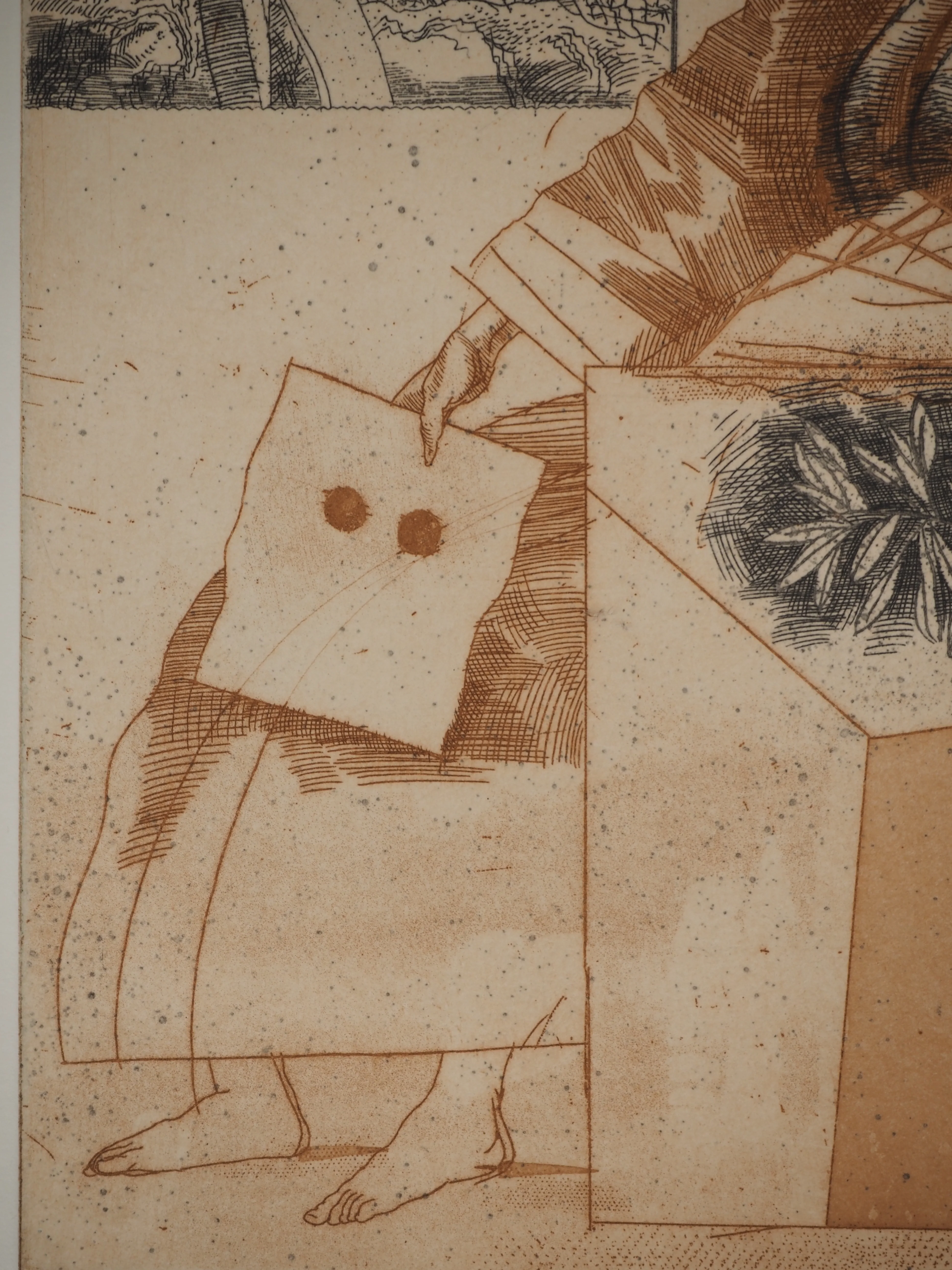 Miguel CONDE : Vanitas chez Seghers, Gravure originale signée - Image 5