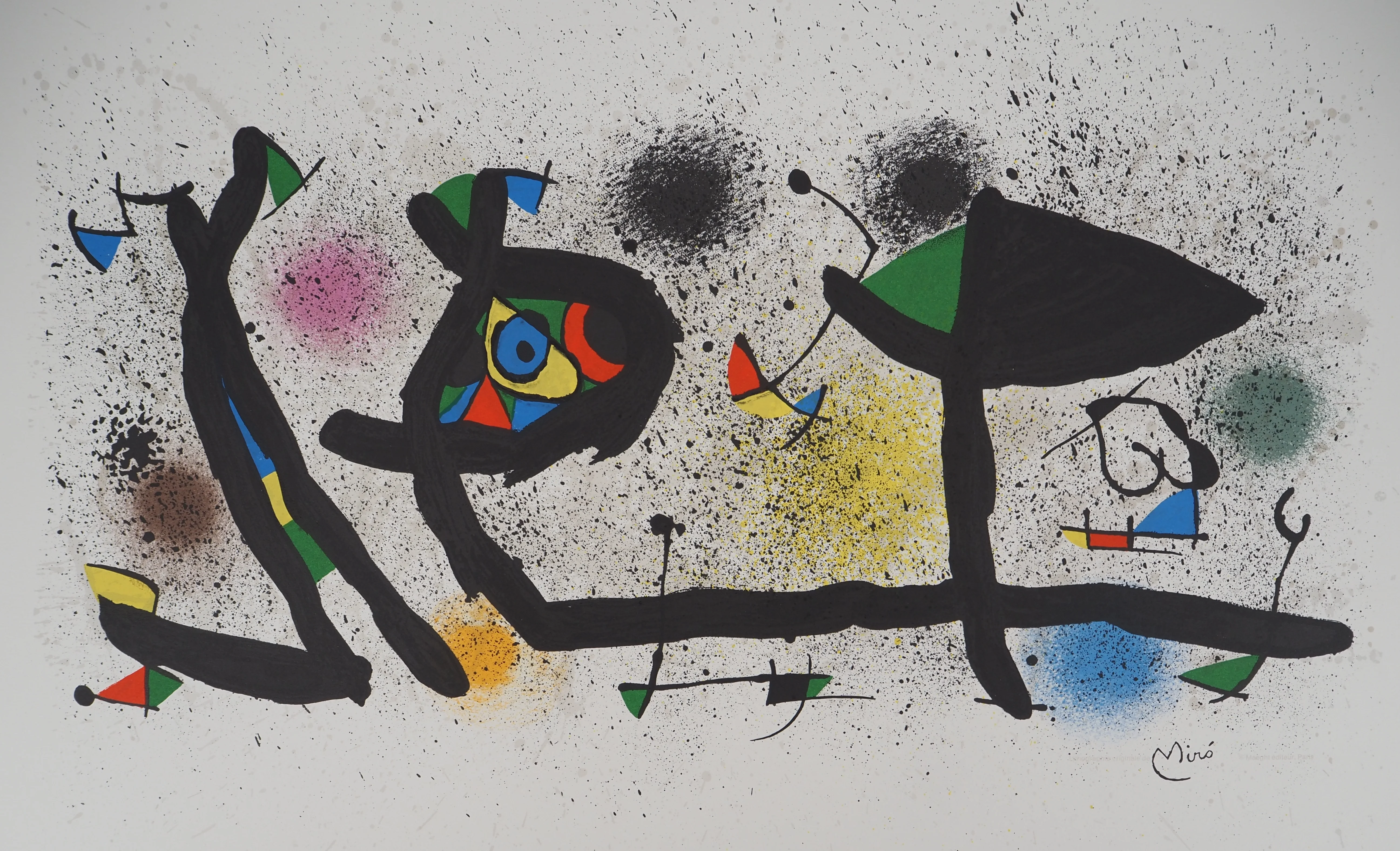 Joan MIRO : Jardin surréaliste, Lithographie originale signée - Image 3