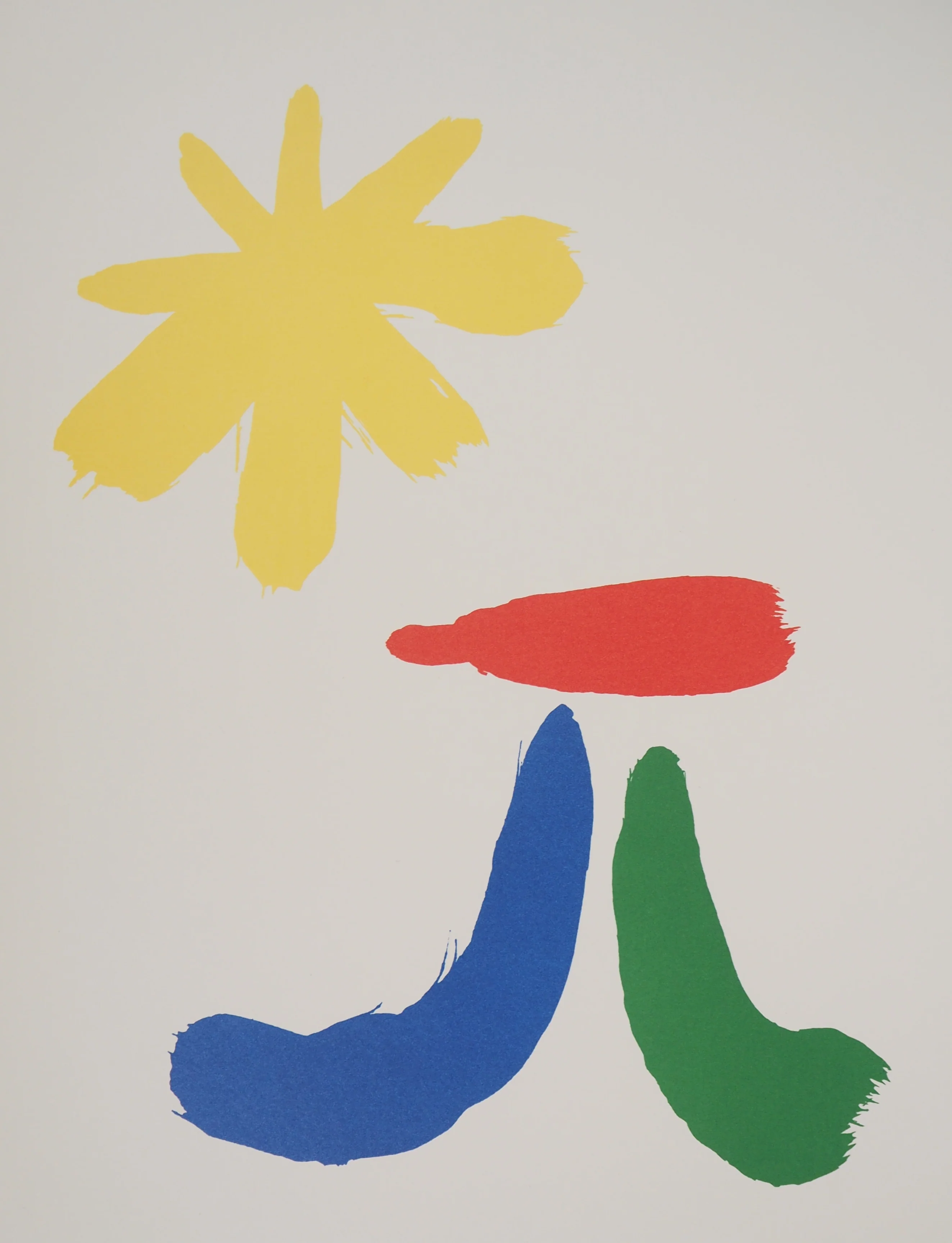 Joan MIRO, Personnage surréaliste et le Soleil, Lithographie signée - Image 3