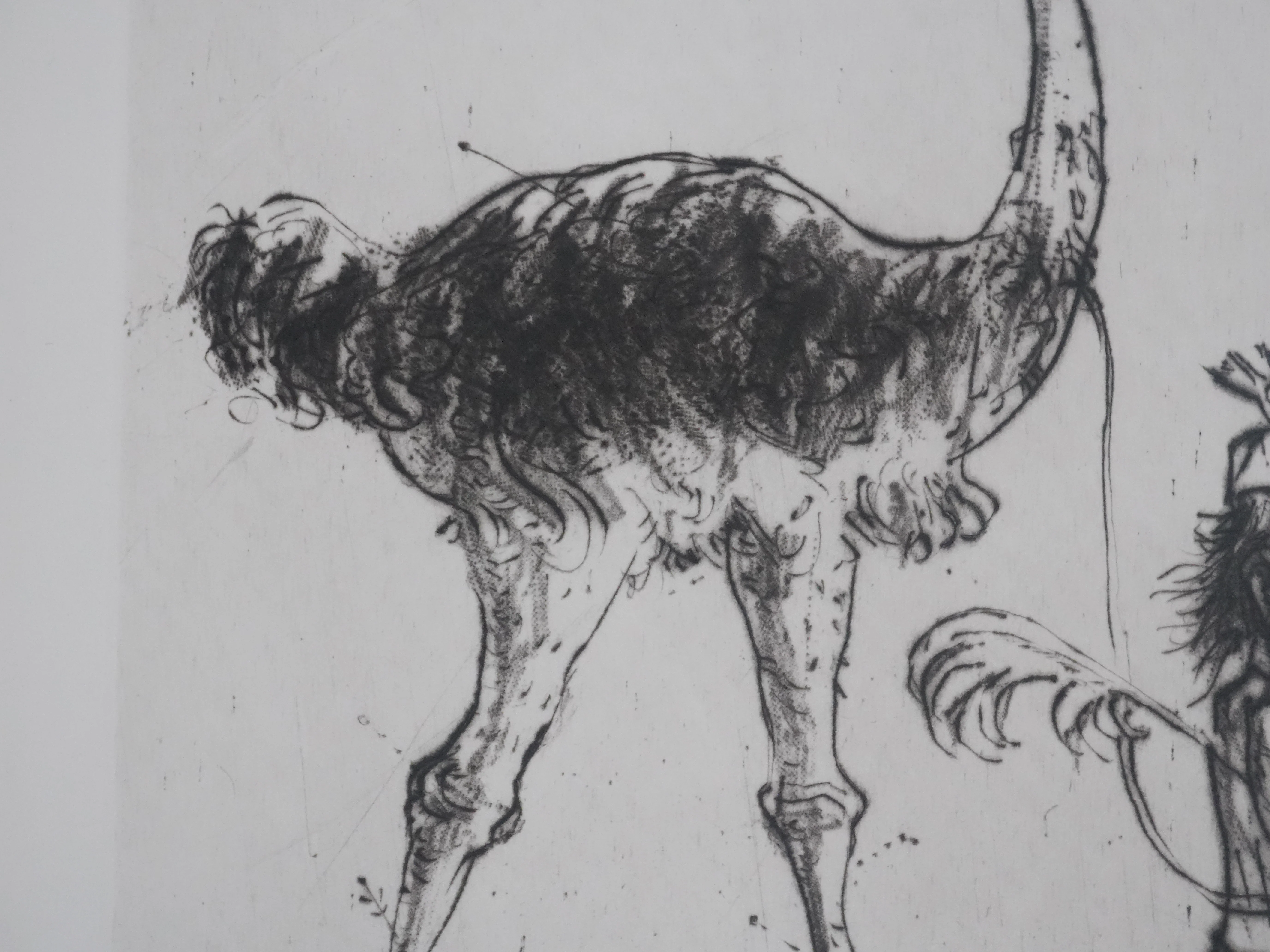 Modercai MOREH : Le dresseur du cirque, Gravure originale signée - Image 5