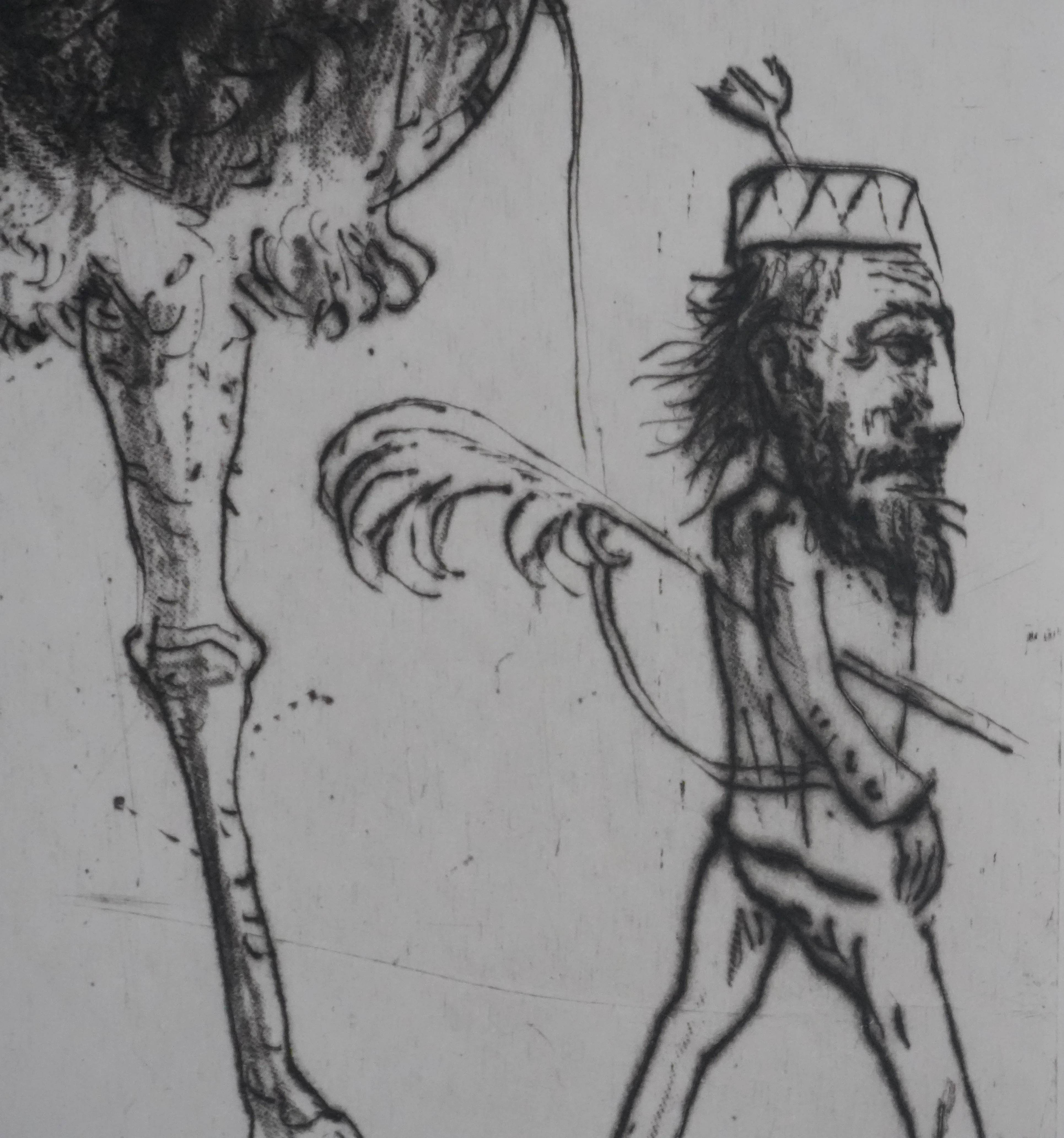 Modercai MOREH : Le dresseur du cirque, Gravure originale signée - Image 6