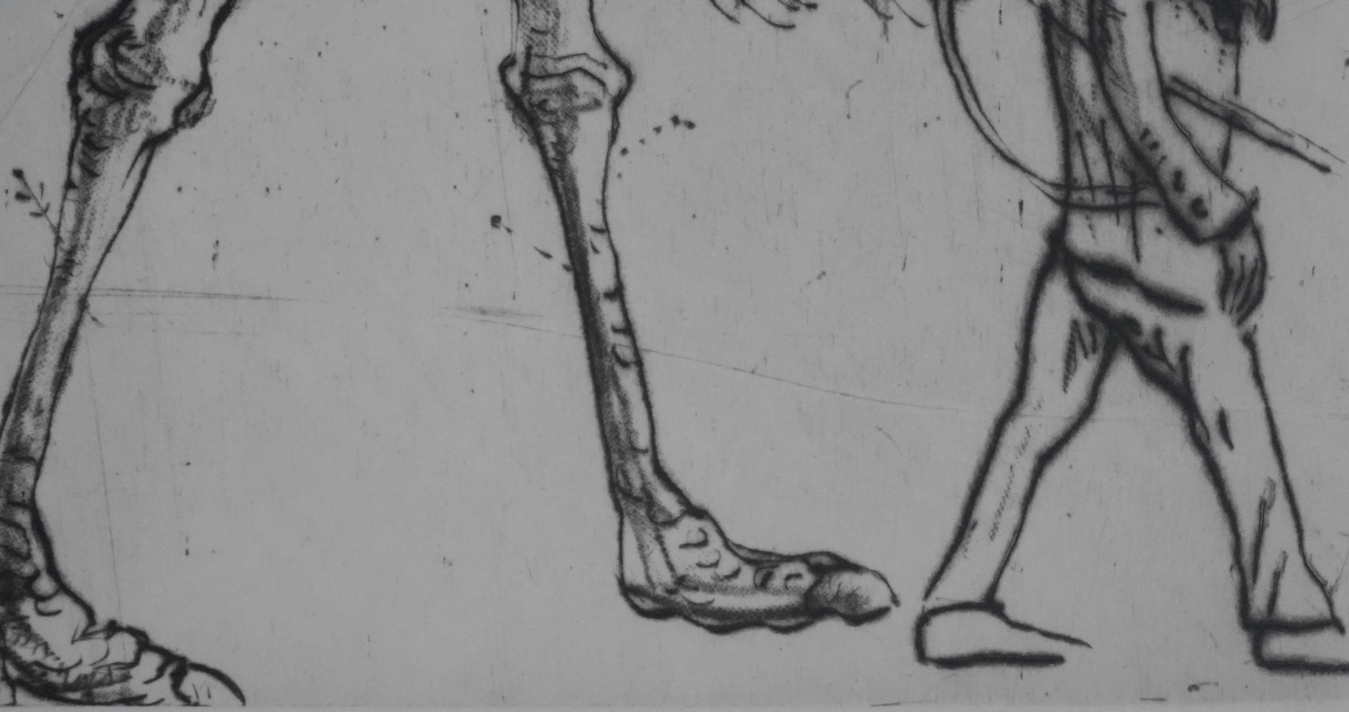 Modercai MOREH : Le dresseur du cirque, Gravure originale signée - Image 7