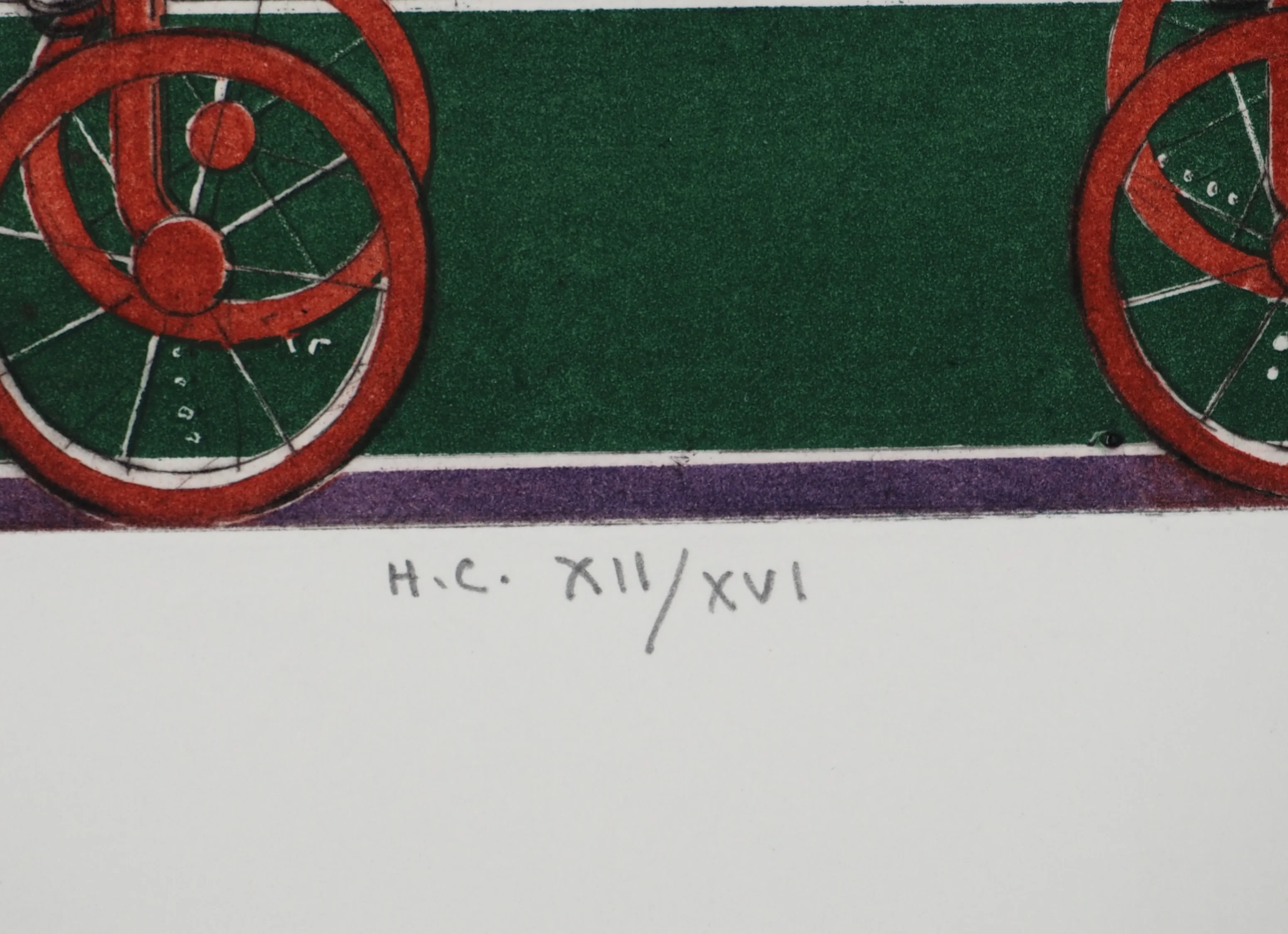 Mordecaï MOREH : L'Œuf cosmique, Gravure originale signée - Image 7
