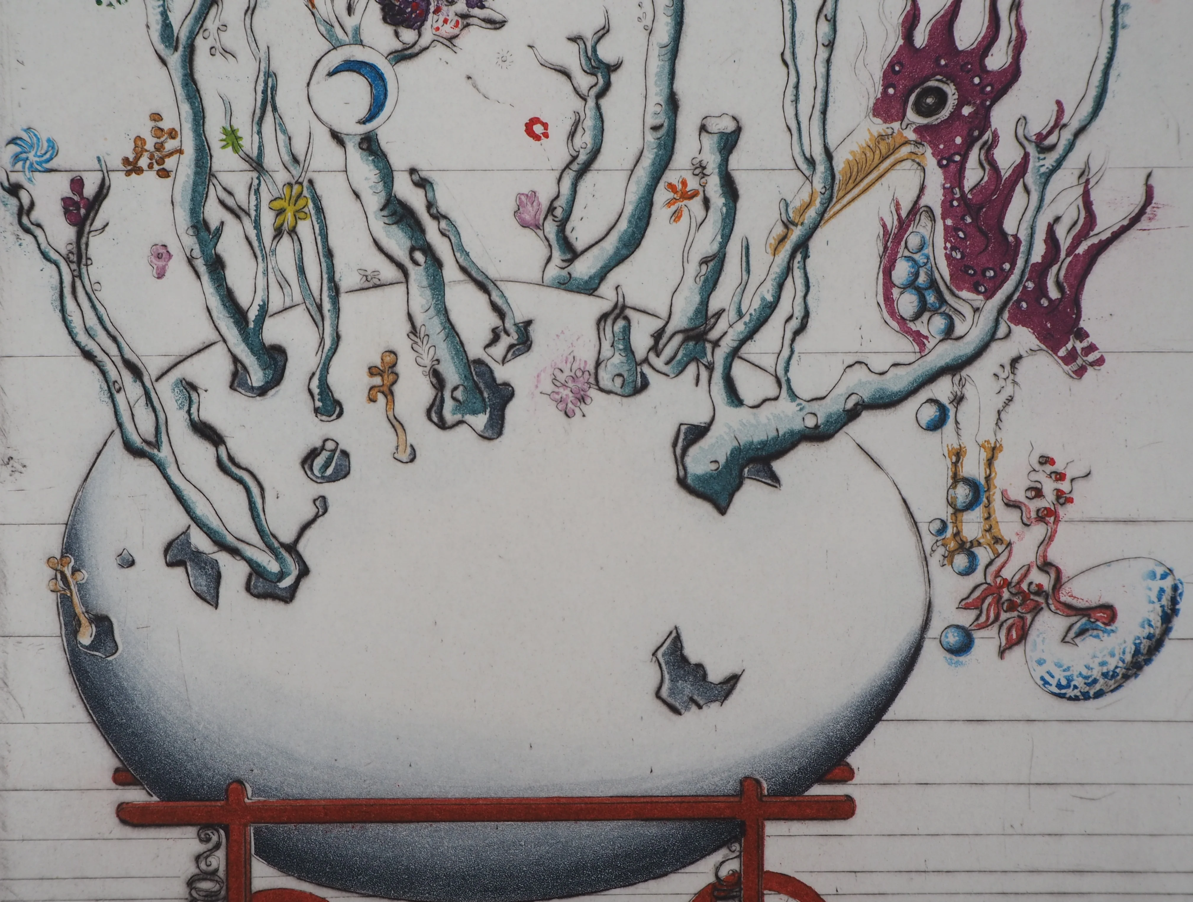 Mordecaï MOREH : L’œuf, Gravure originale signée - Image 4