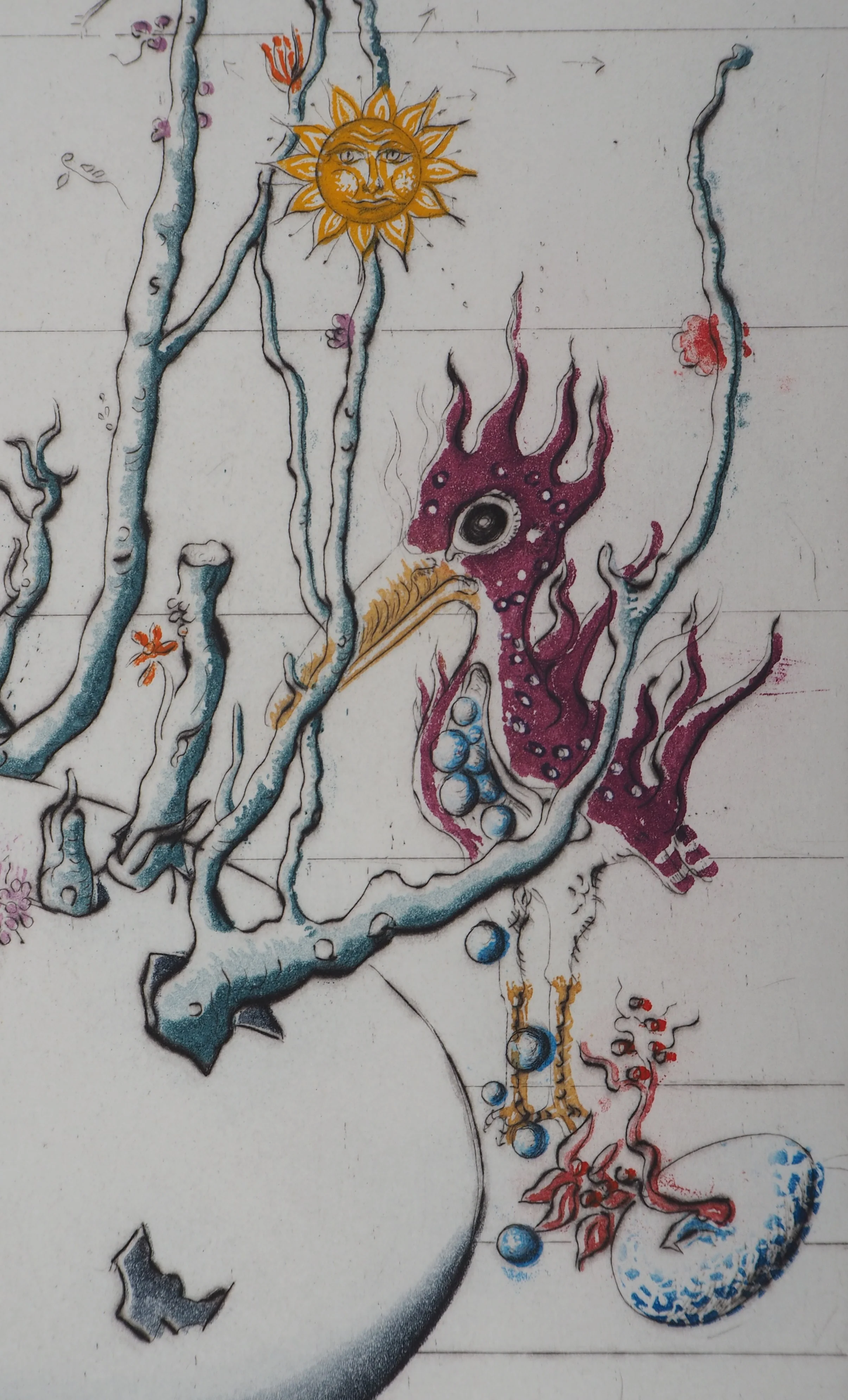 Mordecaï MOREH : L’œuf, Gravure originale signée - Image 5