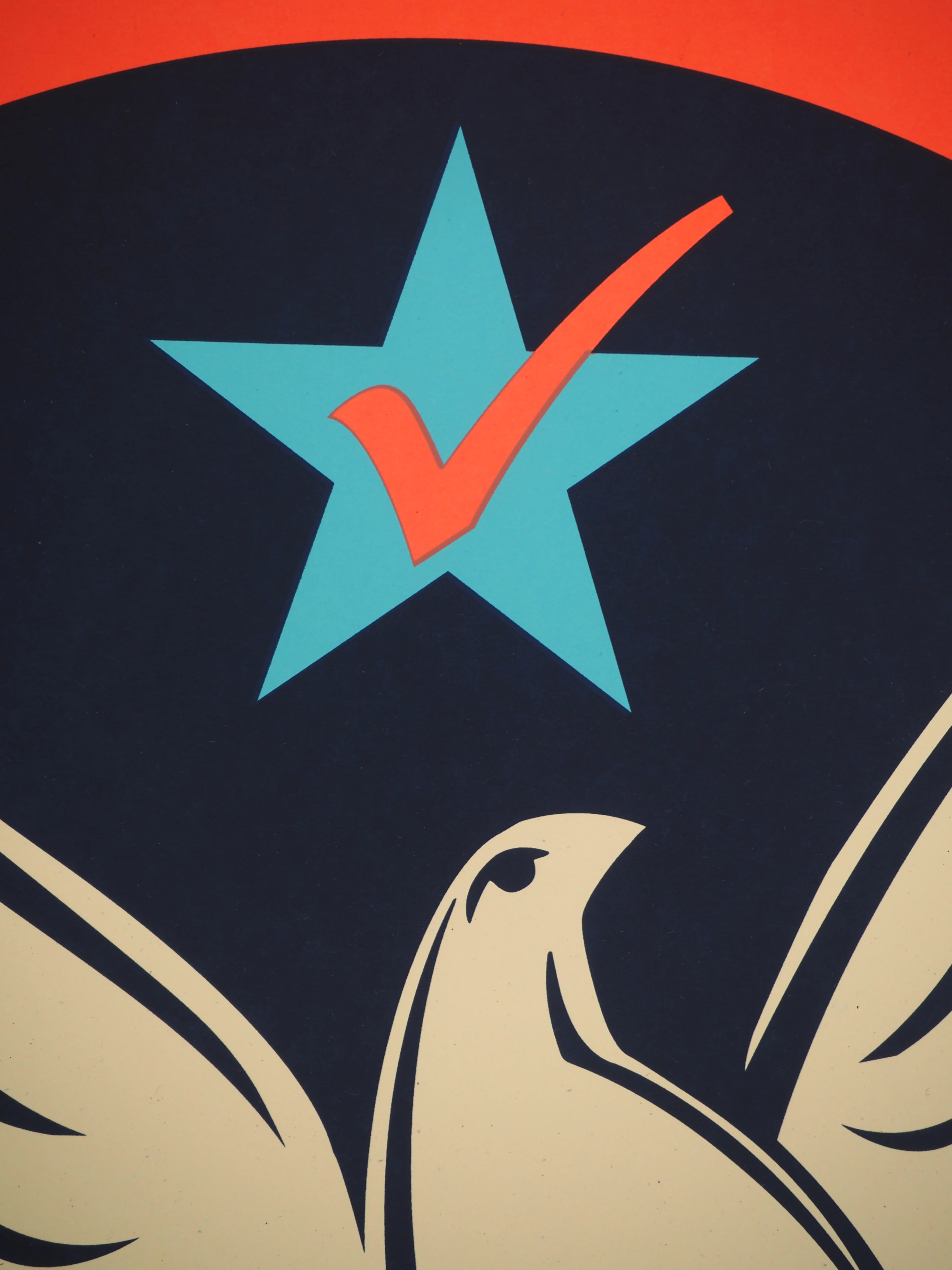 Nevermade (Thomas Wimberly) : Vote Your Future, Sérigraphie originale signée - Image 4
