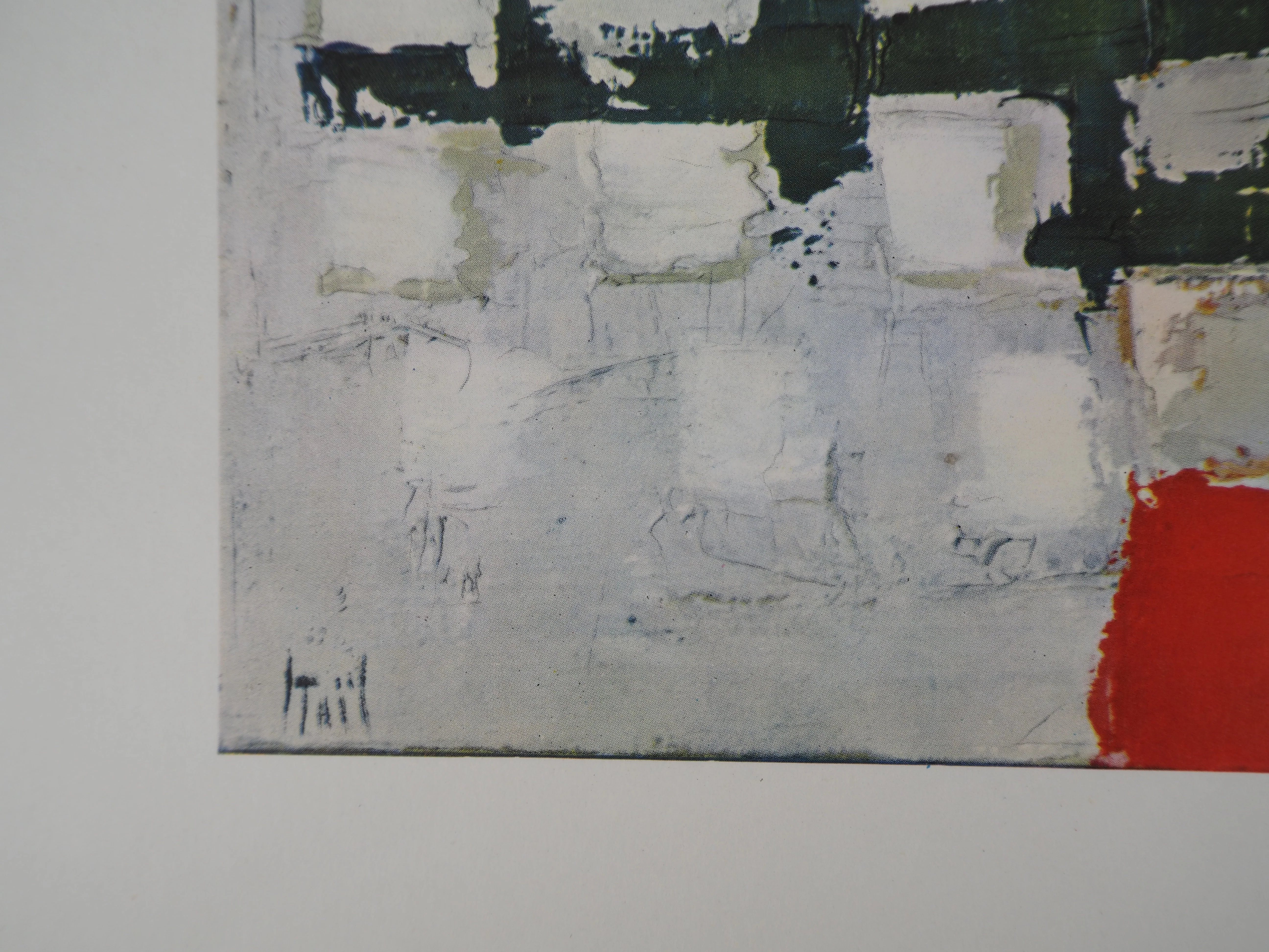Nicolas DE STAEL : Composition abstraite, Héliogravure signée - Image 2