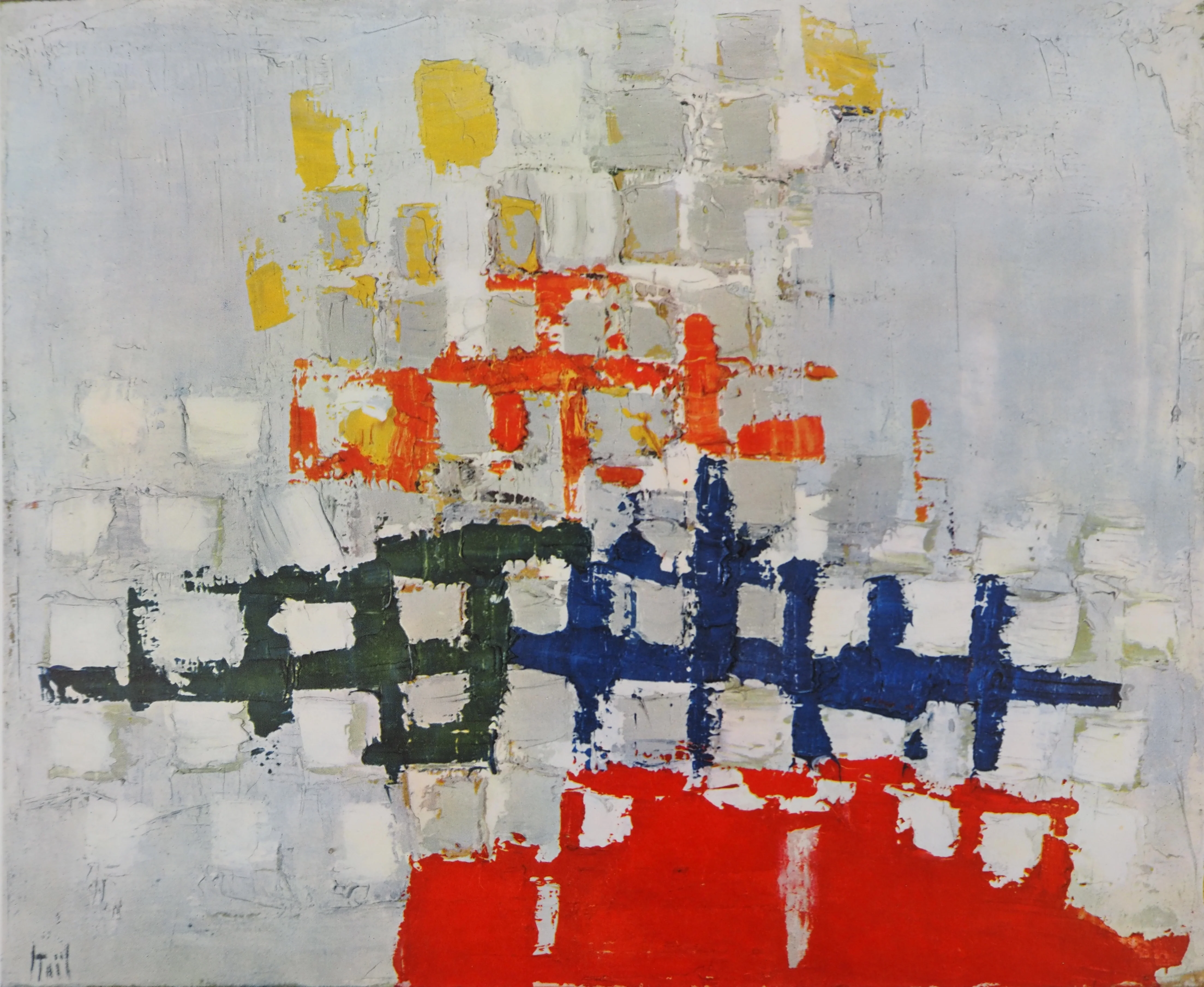 Nicolas DE STAEL : Composition abstraite, Héliogravure signée - Image 3