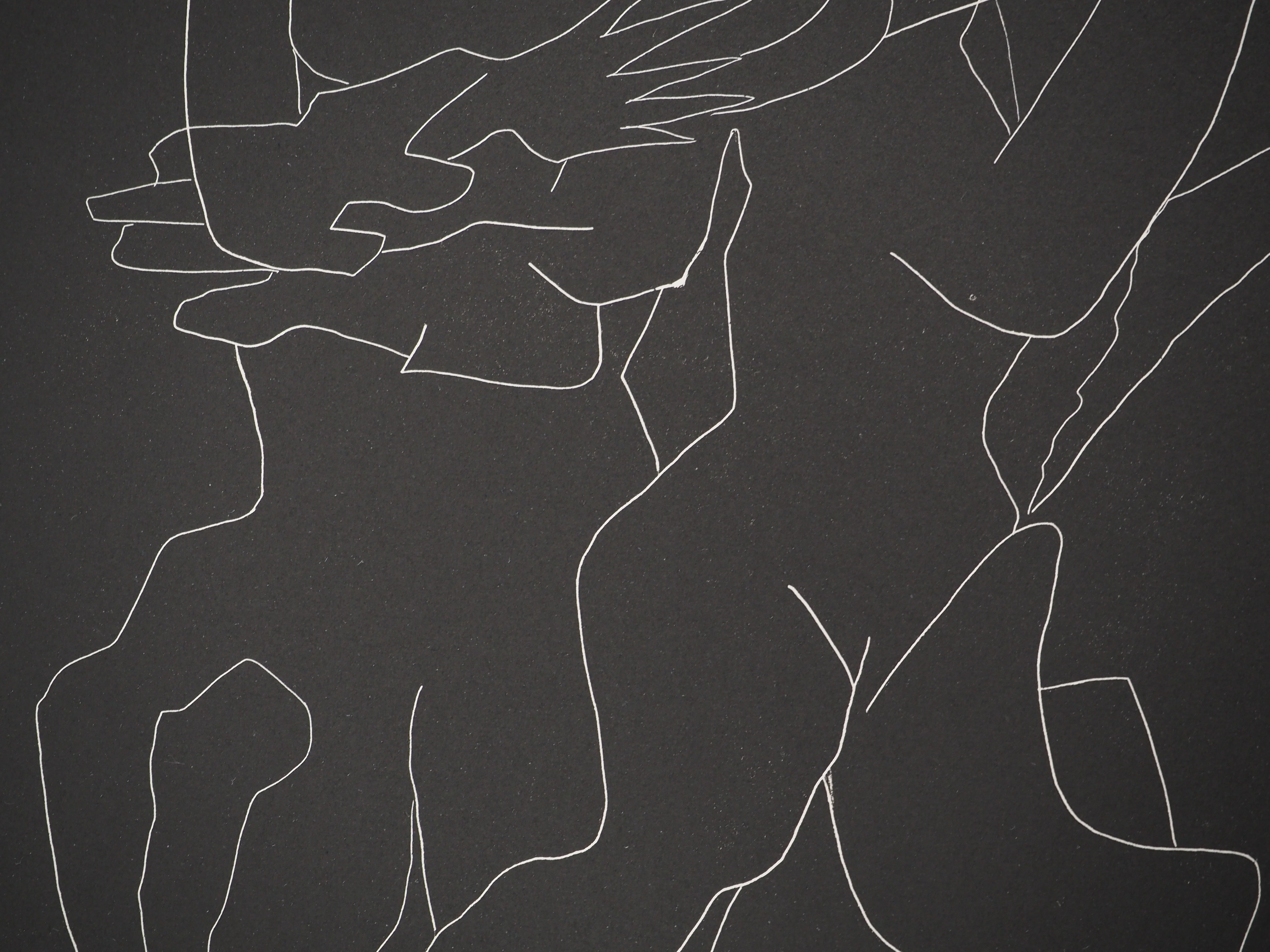 Ossip ZADKINE : Les colombes, Gravure originale signée - Image 6