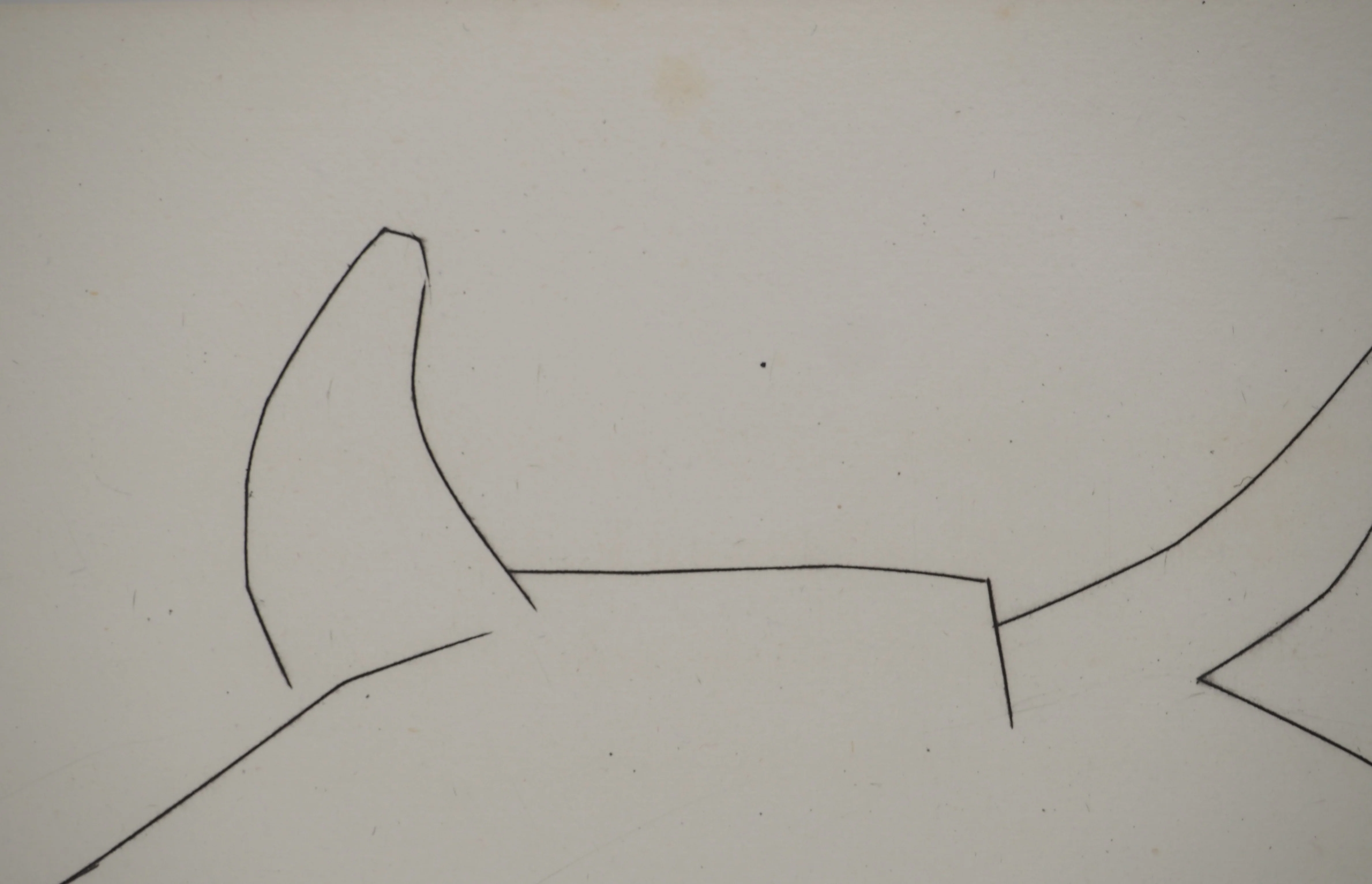 Pablo PICASSO : Carmen, le visage du taureau, Gravure originale - Image 6