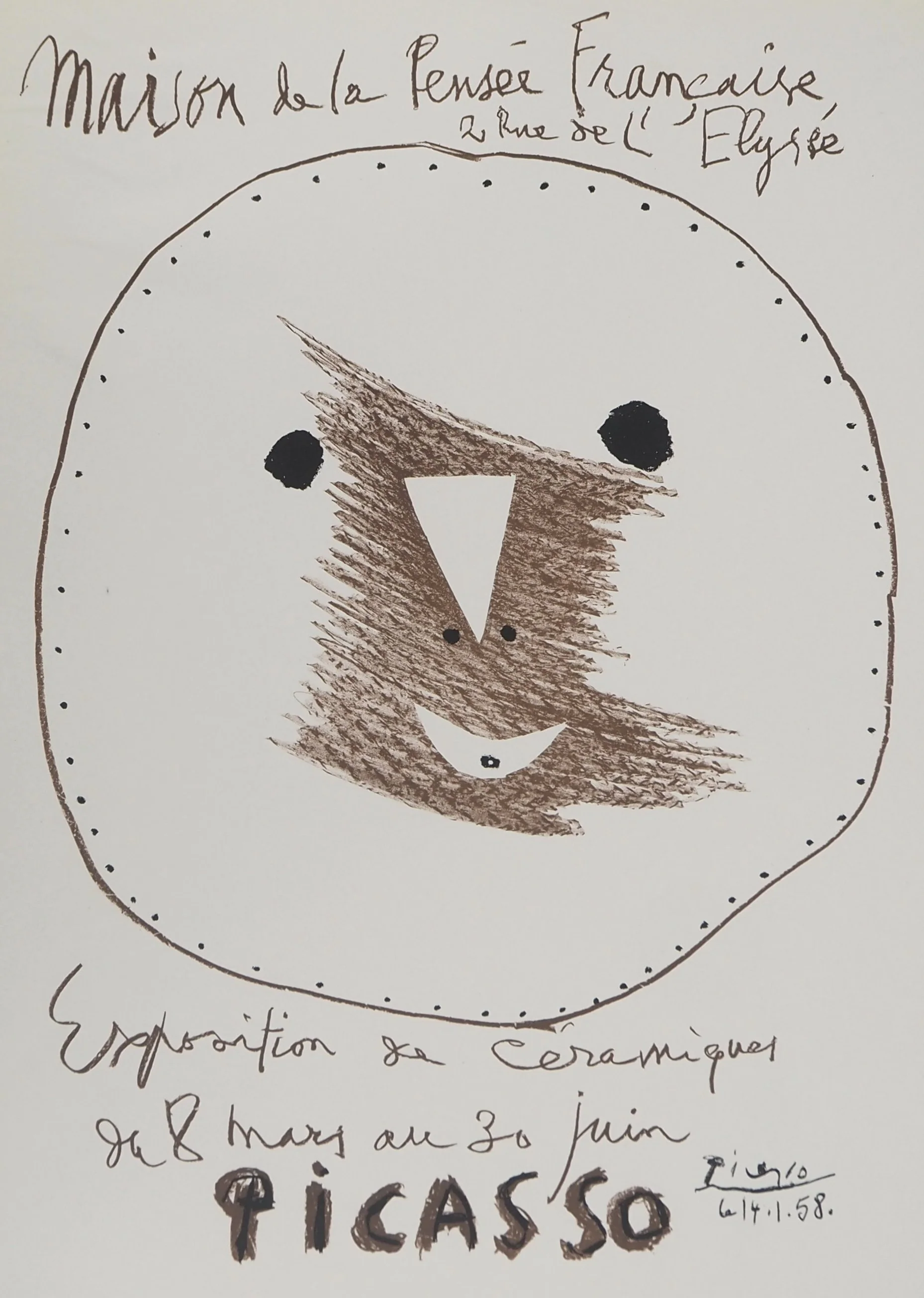 Pablo PICASSO : Céramiques, Lithographie originale signée - Image 3