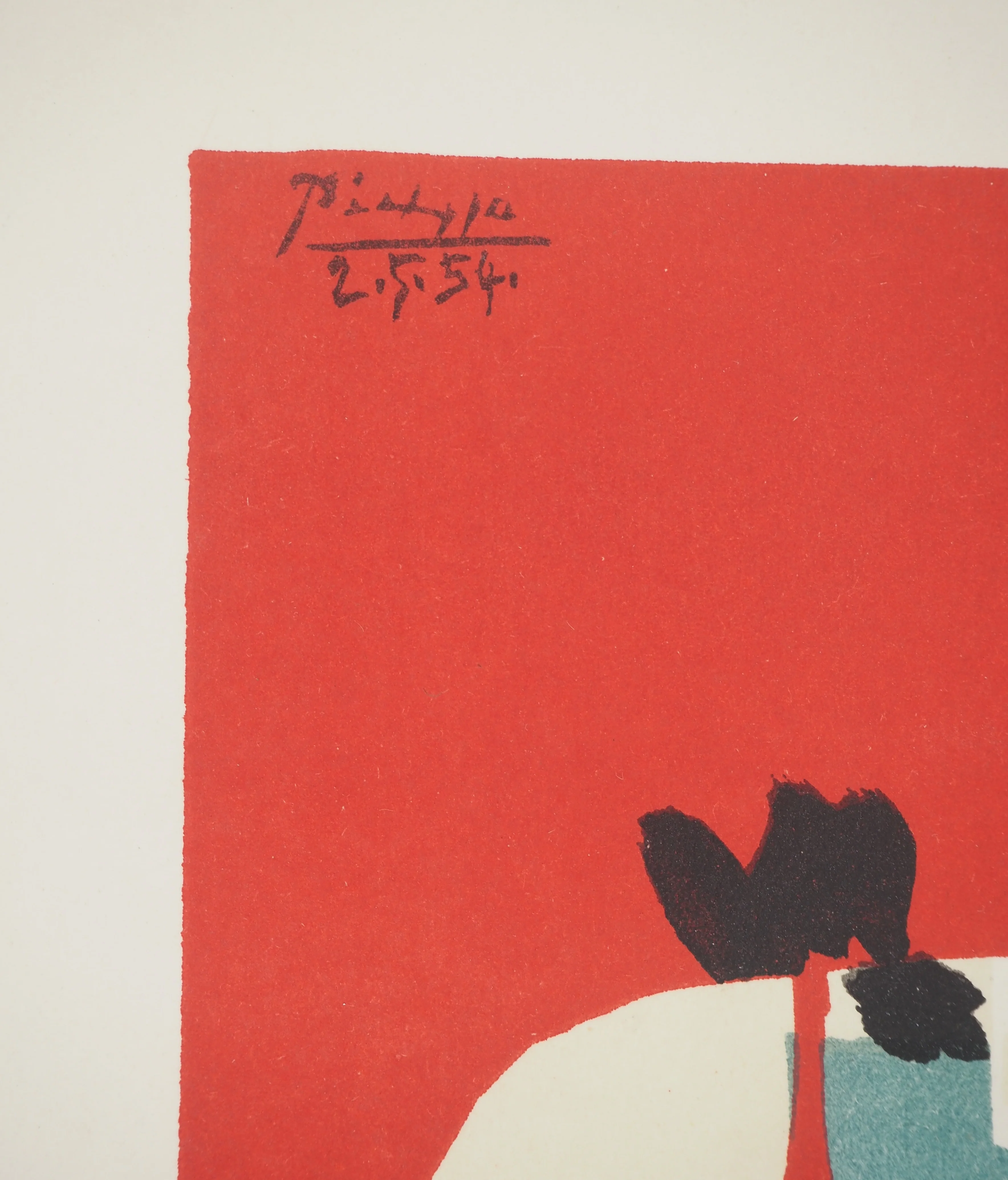 Pablo PICASSO : Clown pour Verve, Lithographie - Image 3