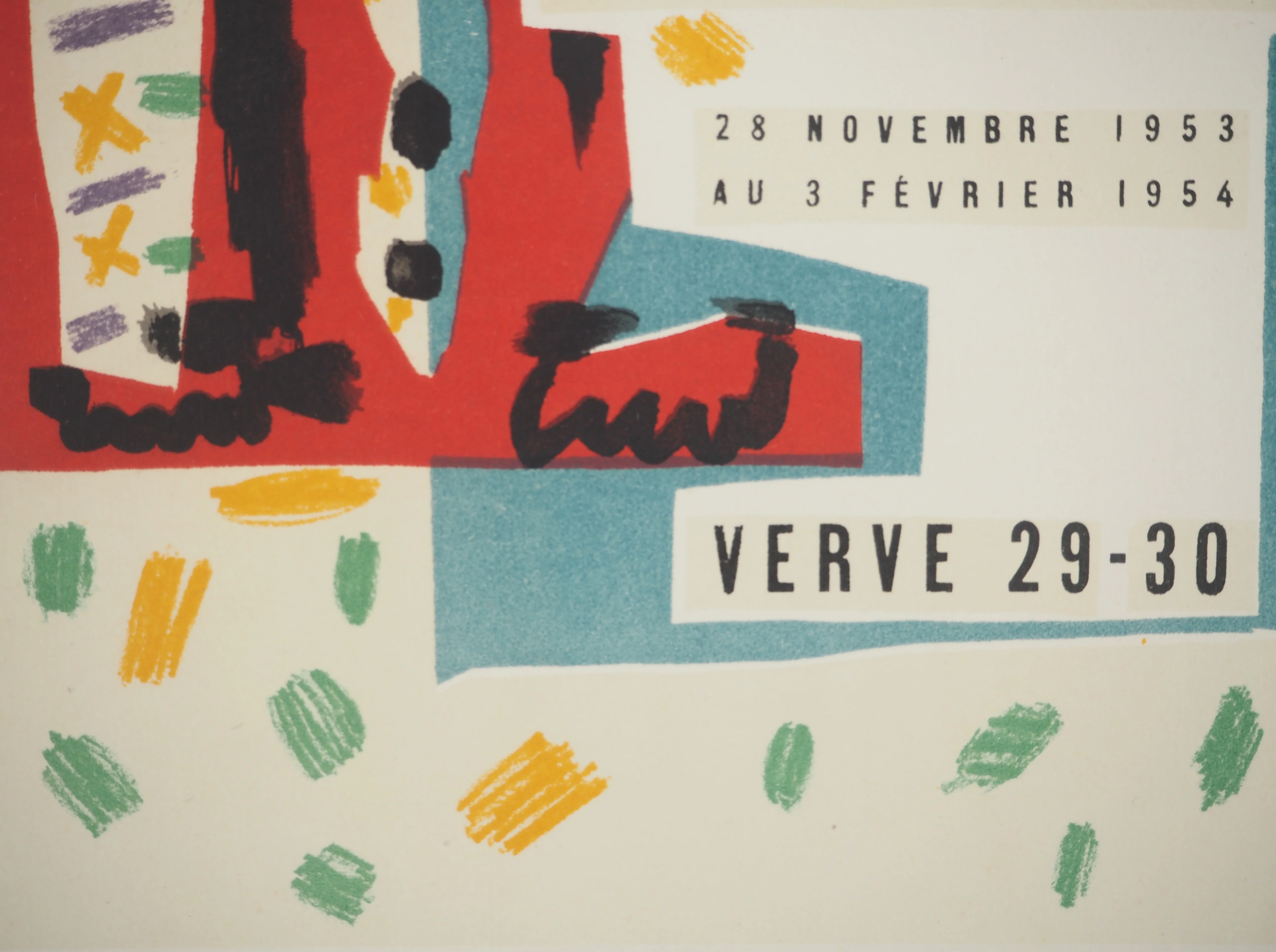 Pablo PICASSO : Clown pour Verve, Lithographie - Image 4