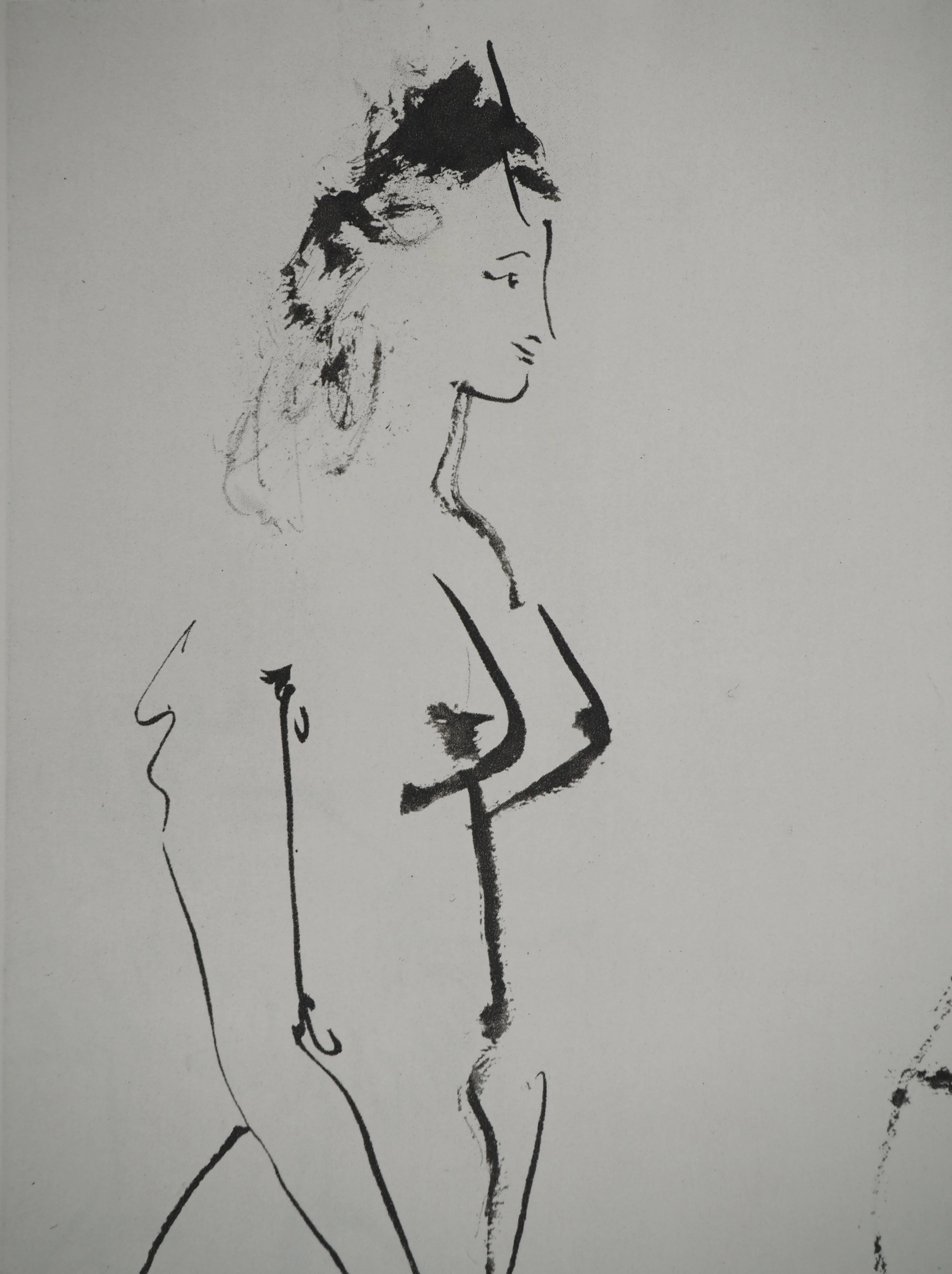 Pablo PICASSO : Comédie Humaine, La courtisane et le vieil homme, Héliogravure - Image 2