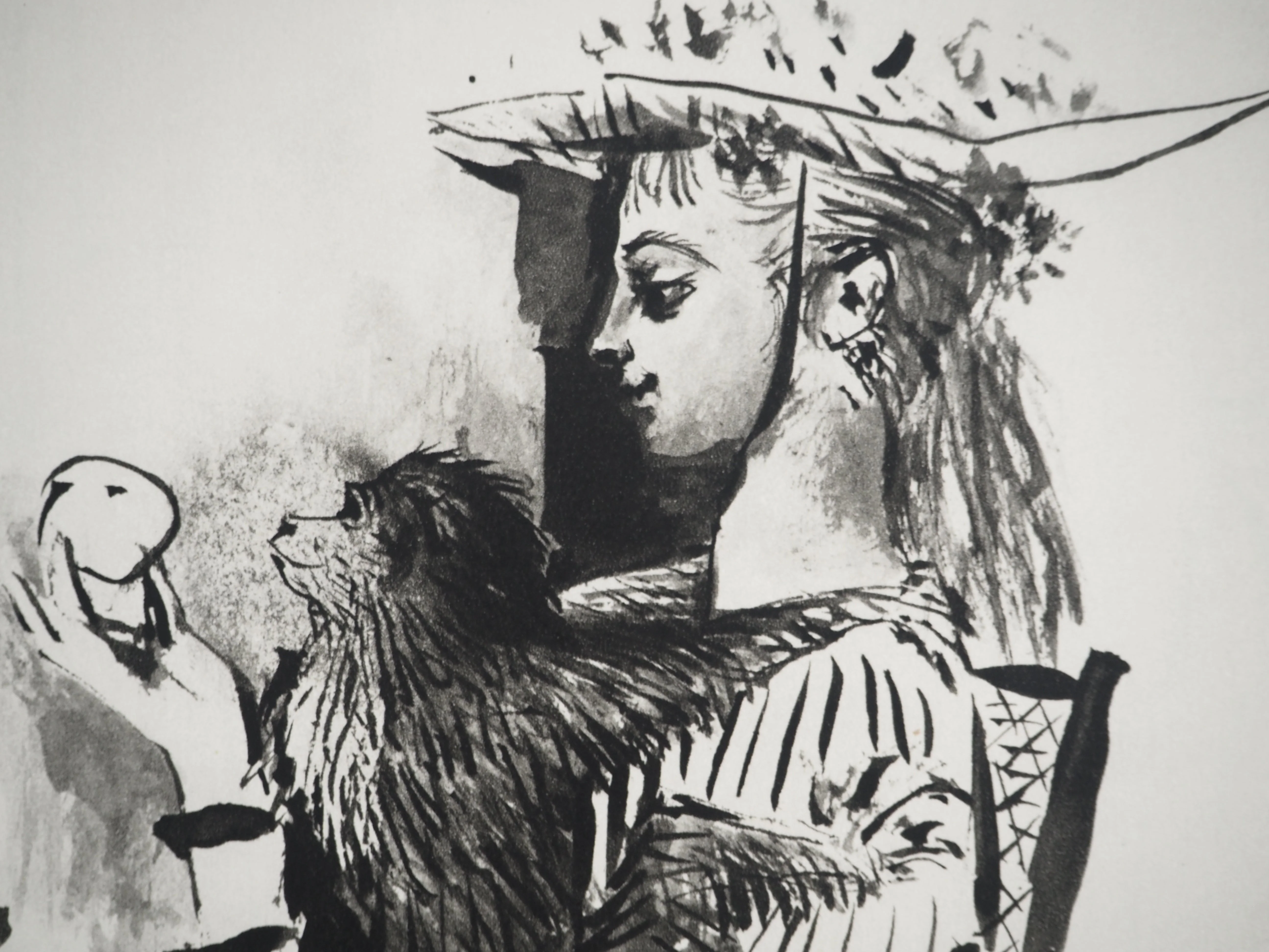 Pablo PICASSO : Comédie Humaine, La domptrice et le clown, Héliogravure - Image 3